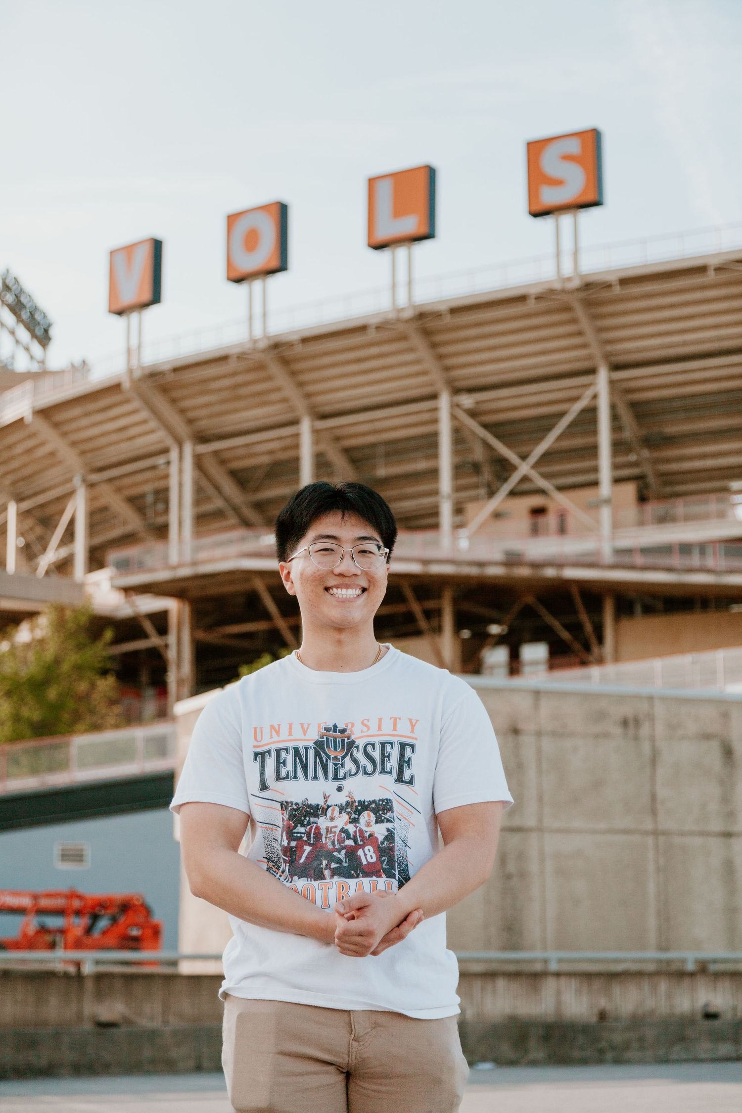 East Tennessee senior graduation photography at University of Tennessee