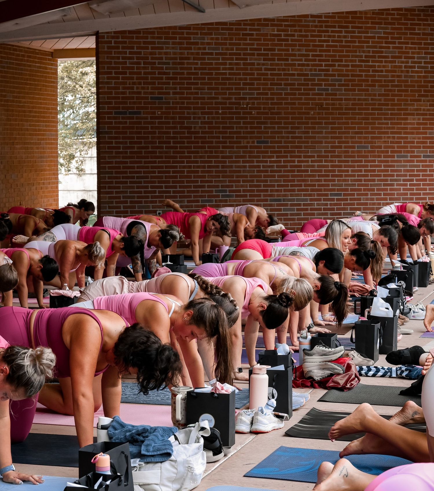 Special event photography by JLD Media for Tonified Yoga & Fitness Pilates in the Park event.