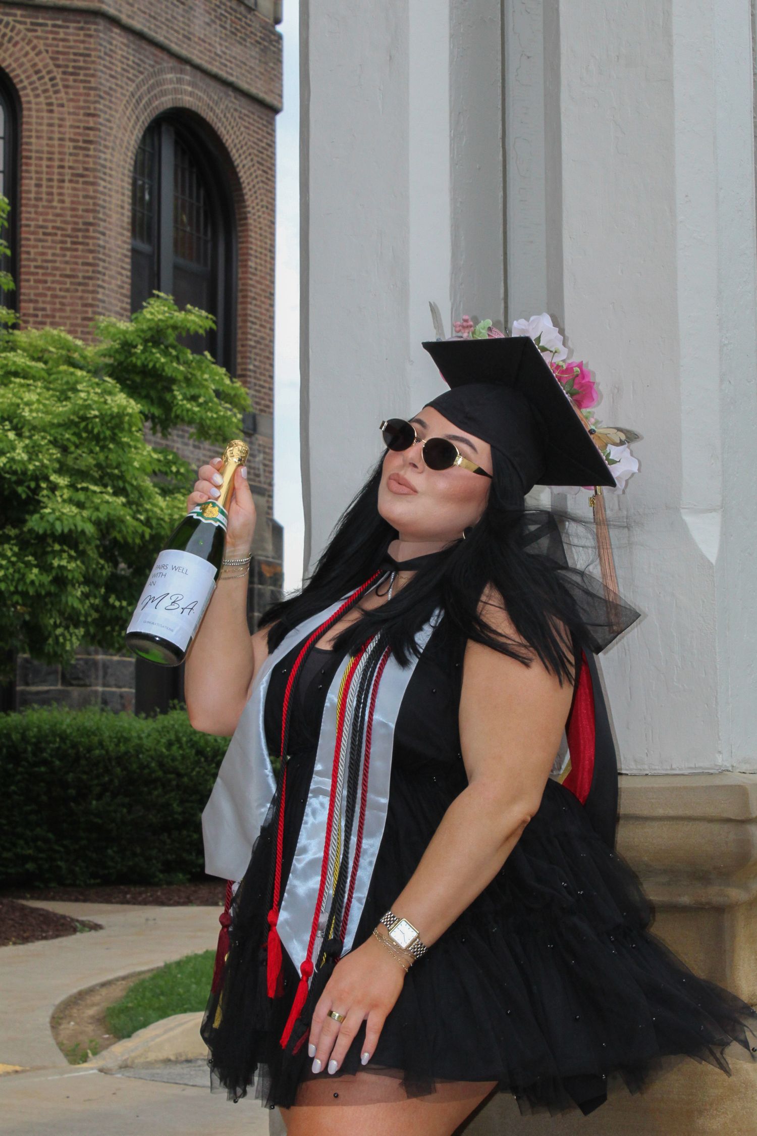 Graduation senior photos session by JLD Media.