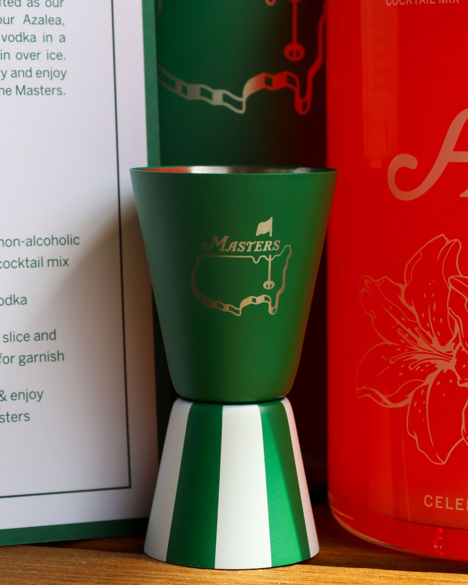2026 Taste of the Masters azalea cocktail kit. Product photography by JLD Media.
