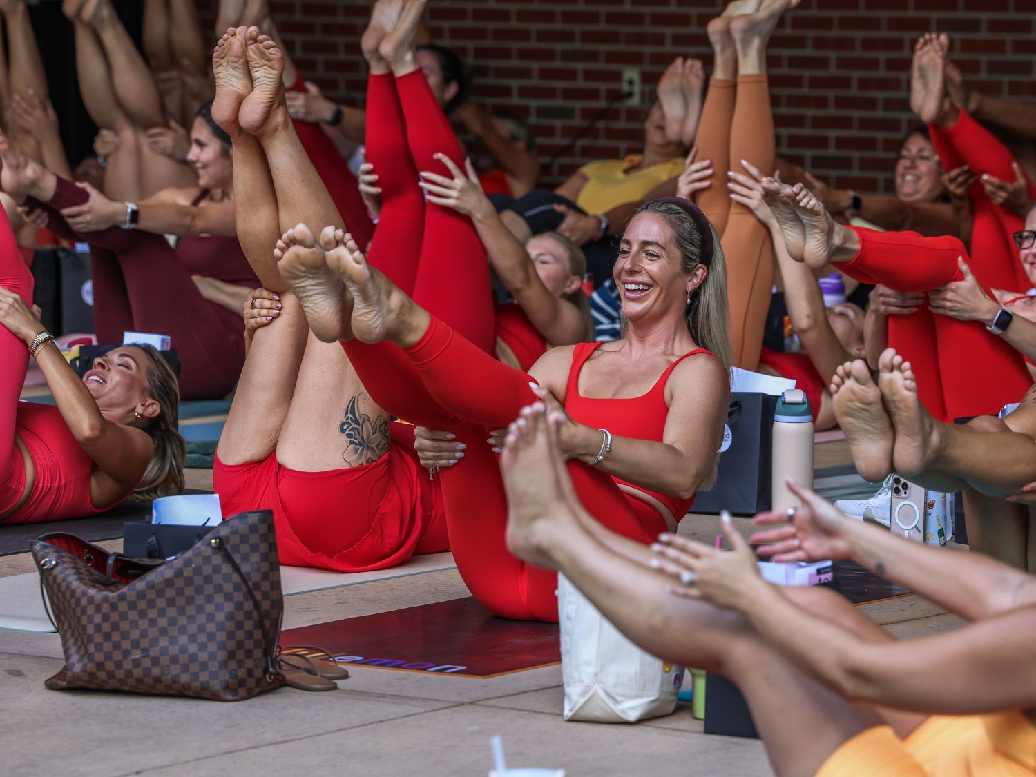 Special event photography by JLD Media for Tonified Yoga & Fitness Pilates in the Park event.