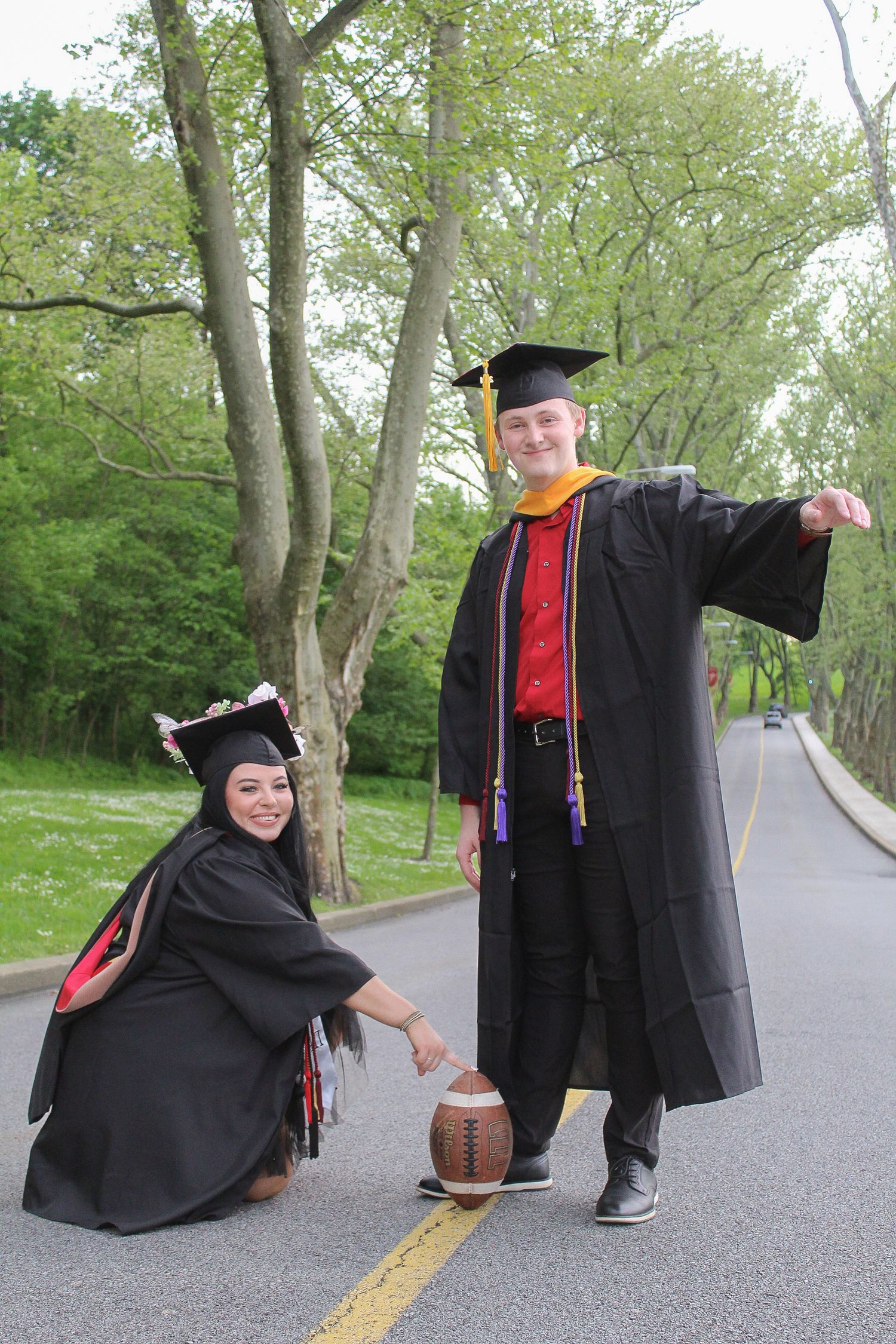 Couples graduation session by JLD Media.
