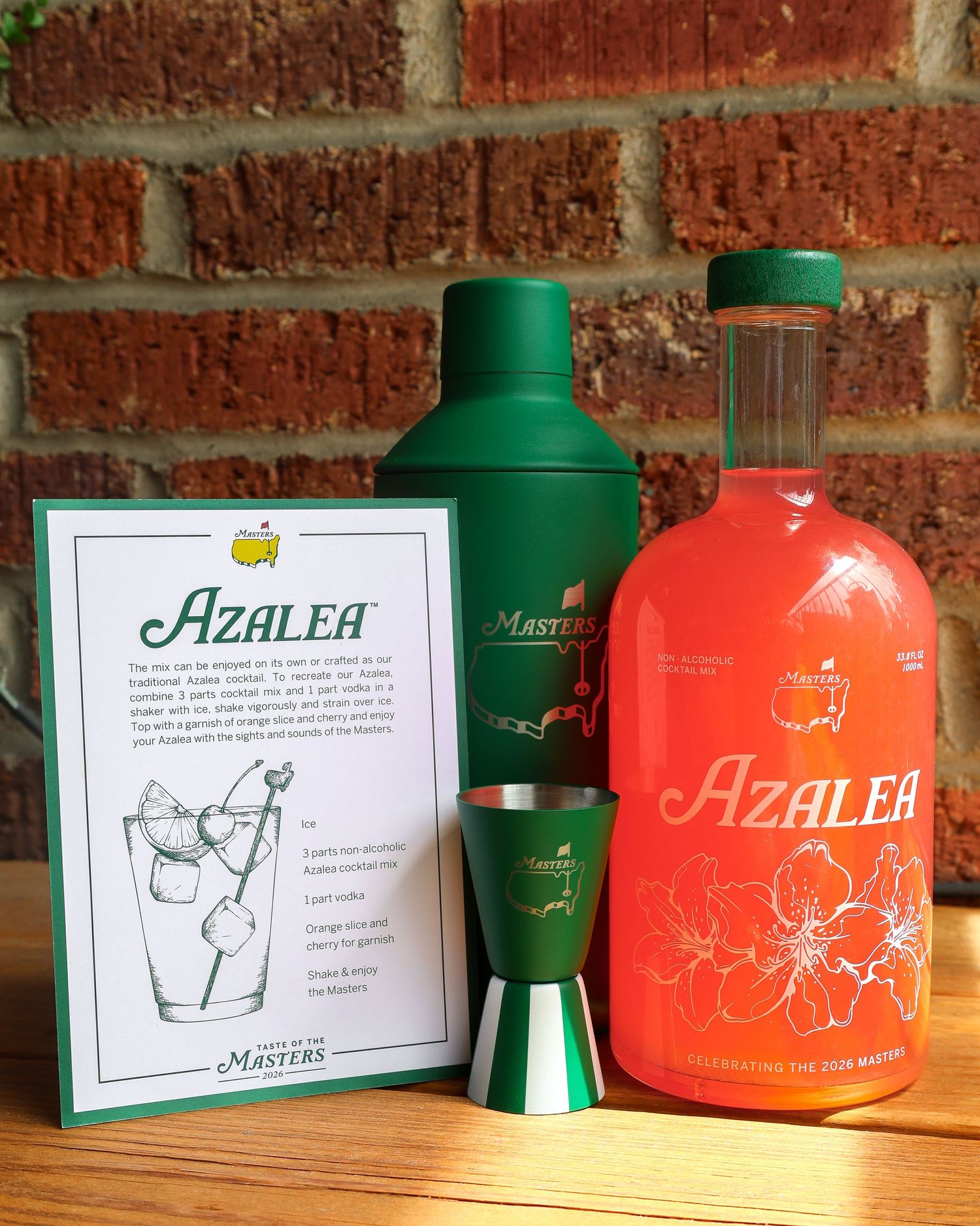 2026 Taste of the Masters azalea cocktail kit. Product photography by JLD Media.