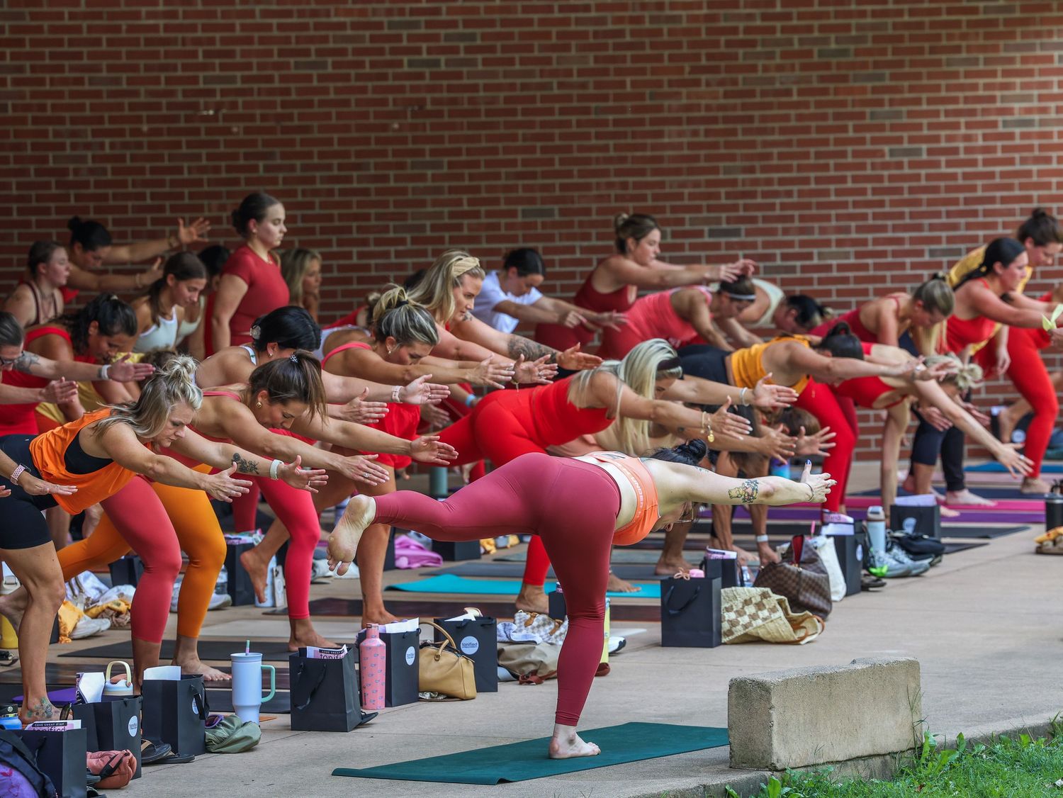 Special event photography by JLD Media for Tonified Yoga & Fitness Pilates in the Park event.