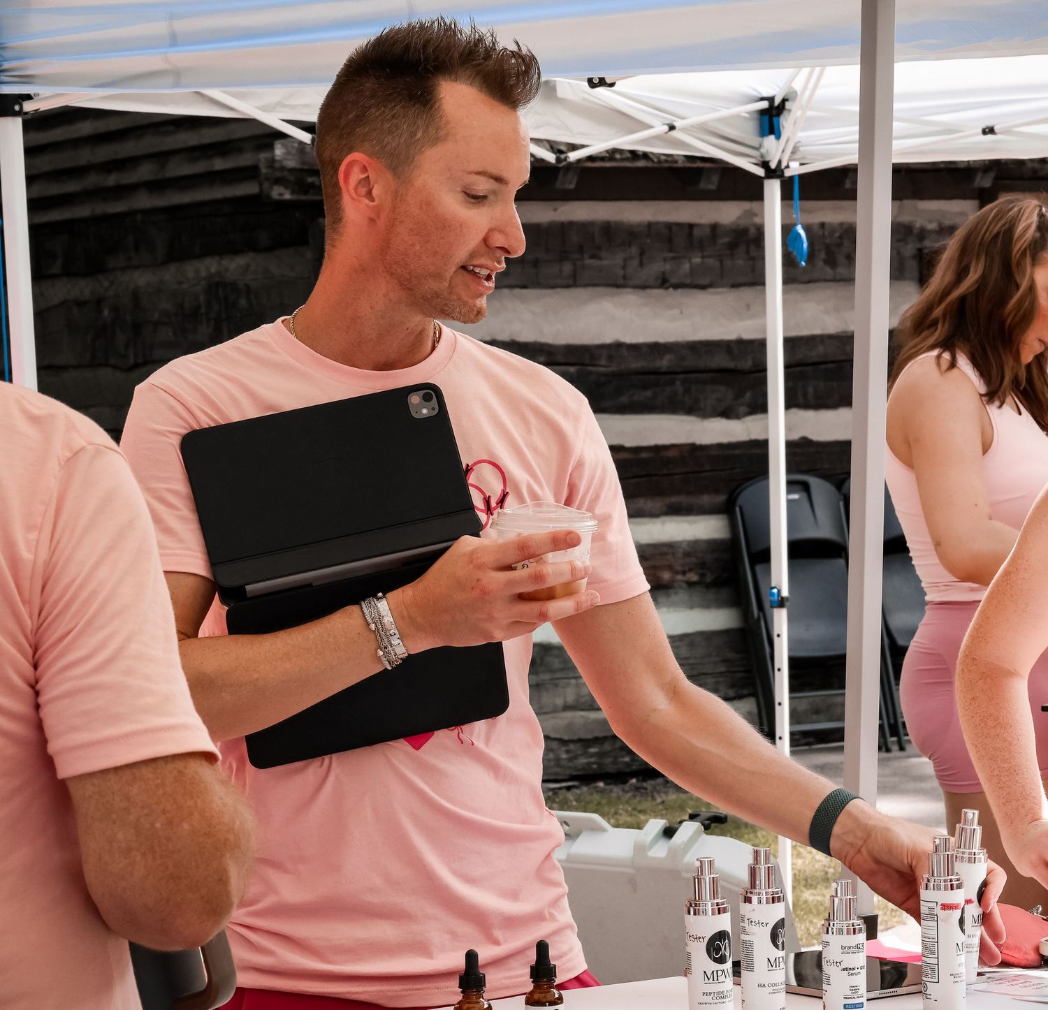 Special event photography by JLD Media for Tonified Yoga & Fitness Pilates in the Park event.