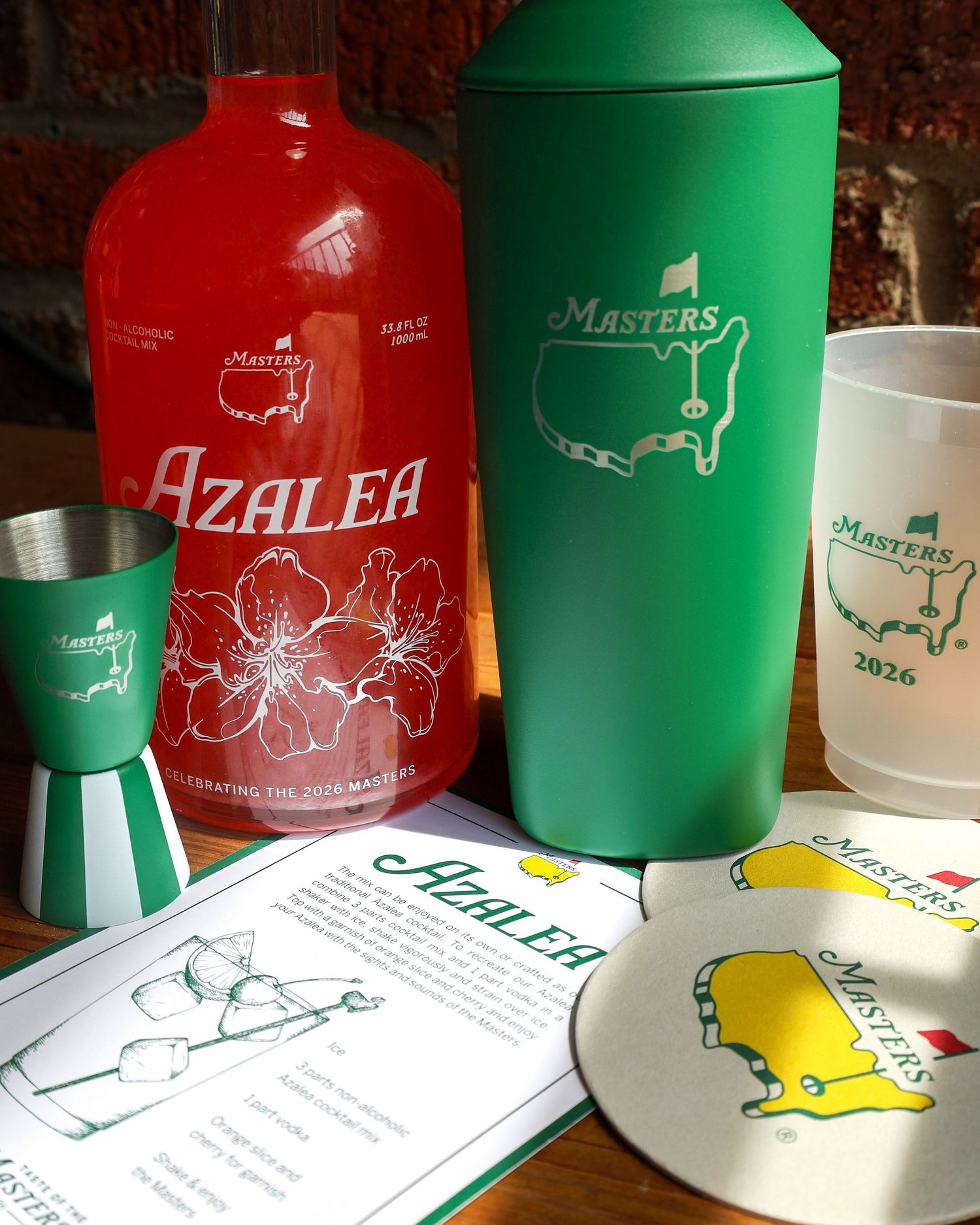 2026 Taste of the Masters azalea cocktail kit. Product photography by JLD Media.