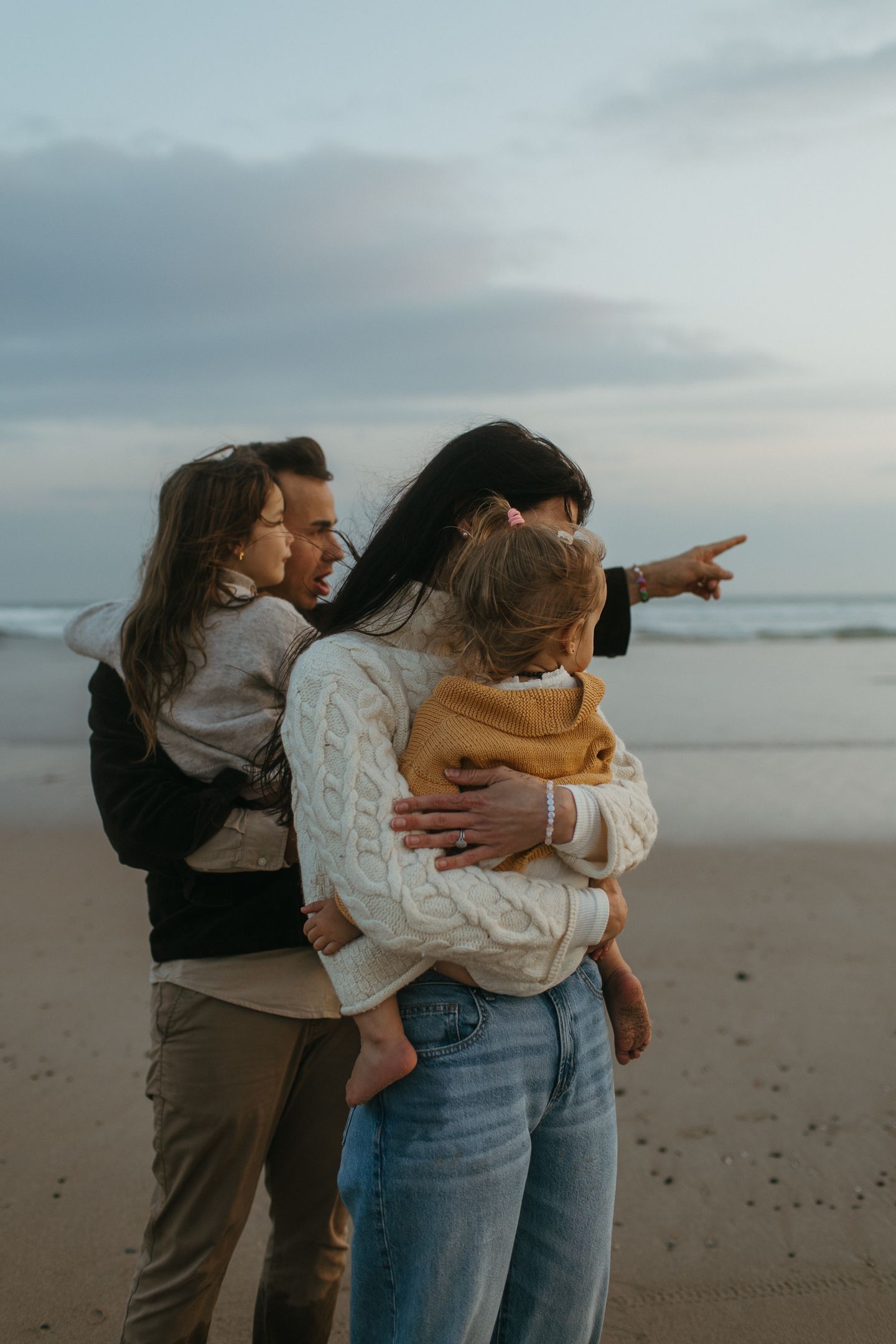 Storytelling Family Beach session in the Cape