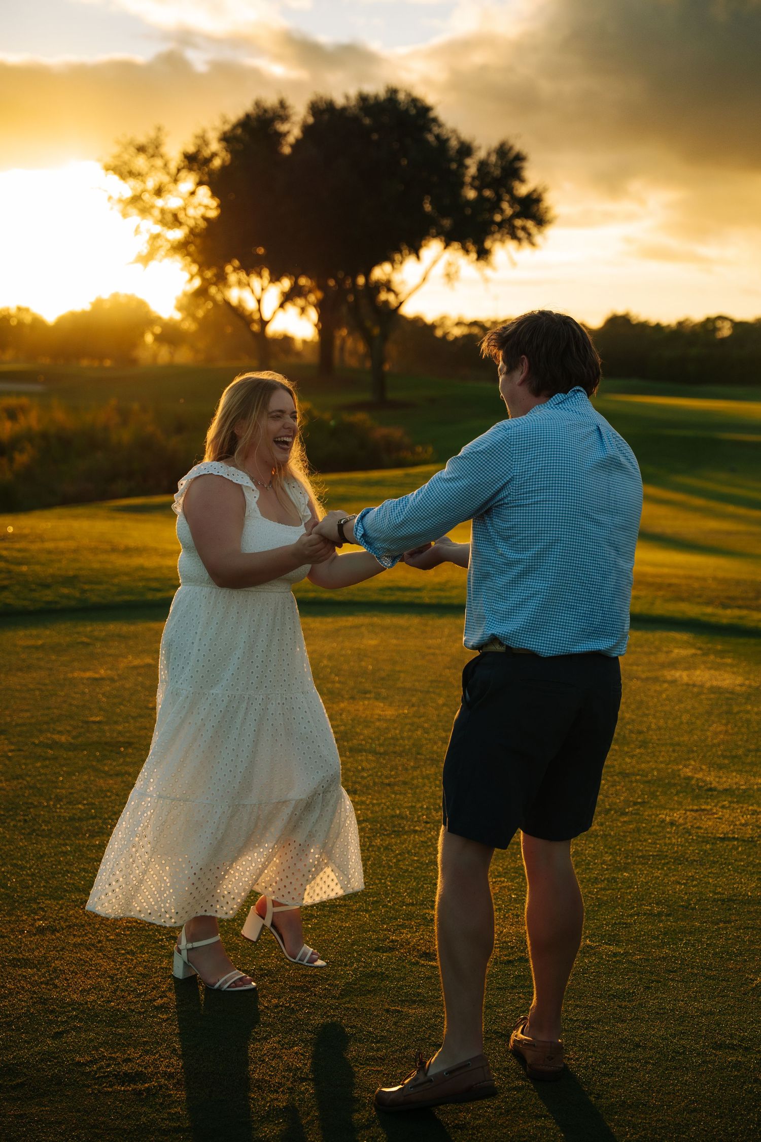 Celebration Golf Club Engagement and wedding photography Second Sun Photography