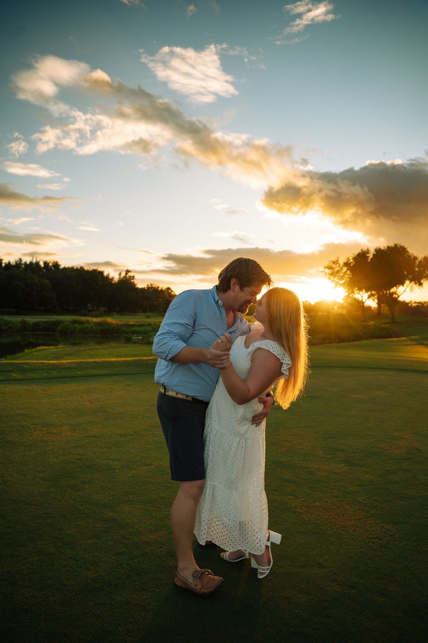 Celebration Golf Club Engagement and wedding photography Second Sun Photography