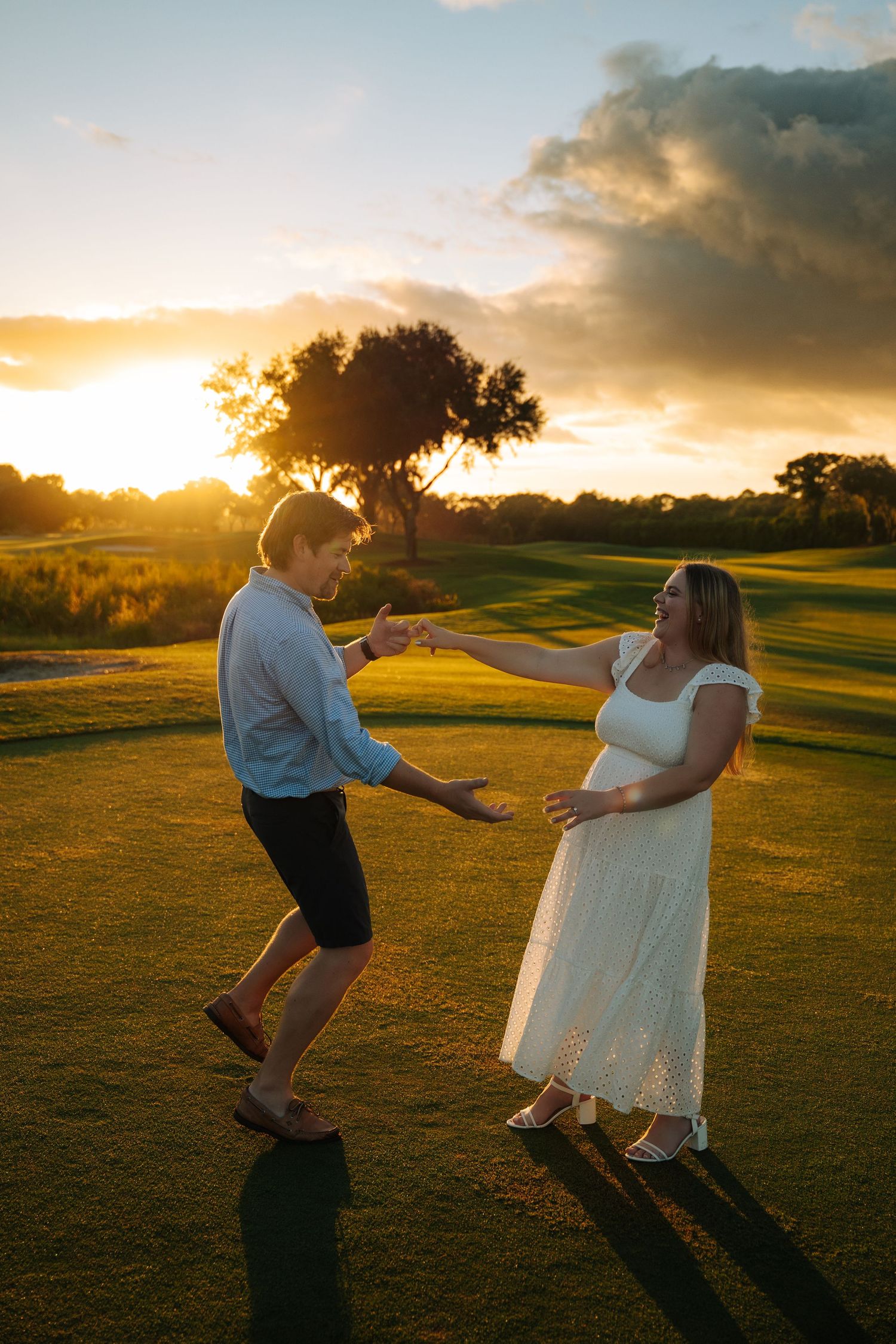 Celebration Golf Club Engagement and wedding photography Second Sun Photography
