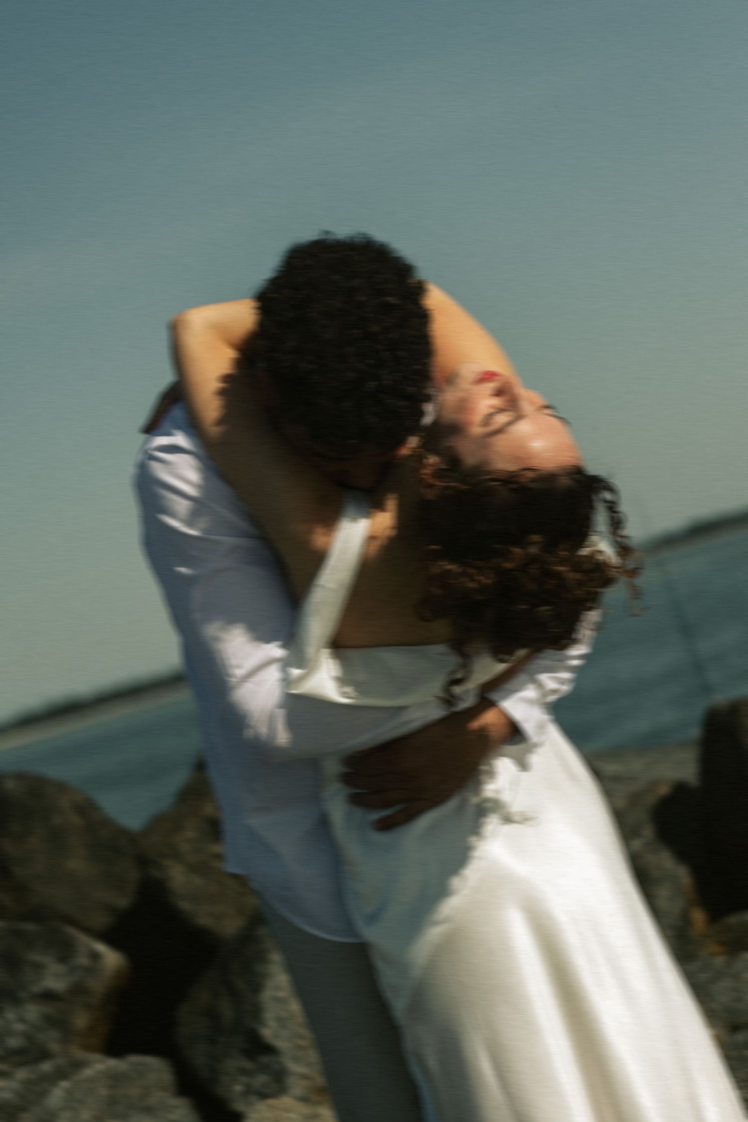 Elopement Photographer In Charleston, Wedding Photographer in South Carolina, Folly Beach Elopement, Couple Eloping on the beach