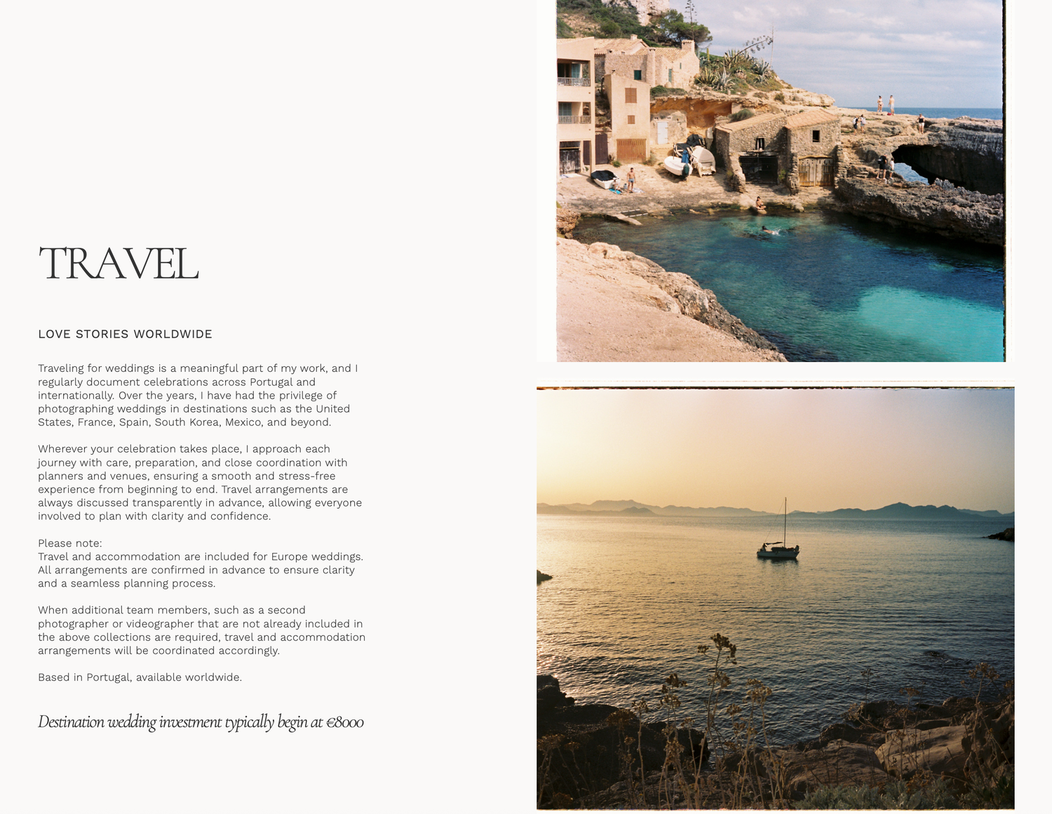 Scenic Mediterranean coastal village with turquoise waters, rocky cliffs, and colorful buildings overlooking a tranquil bay.