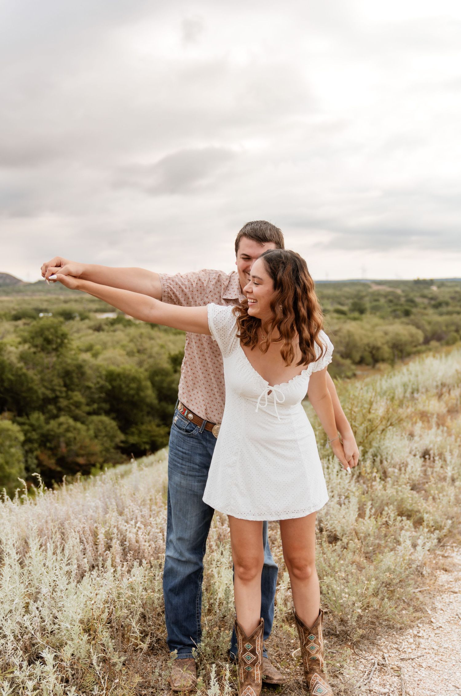 Couples/engagement session with Abilene, Texas