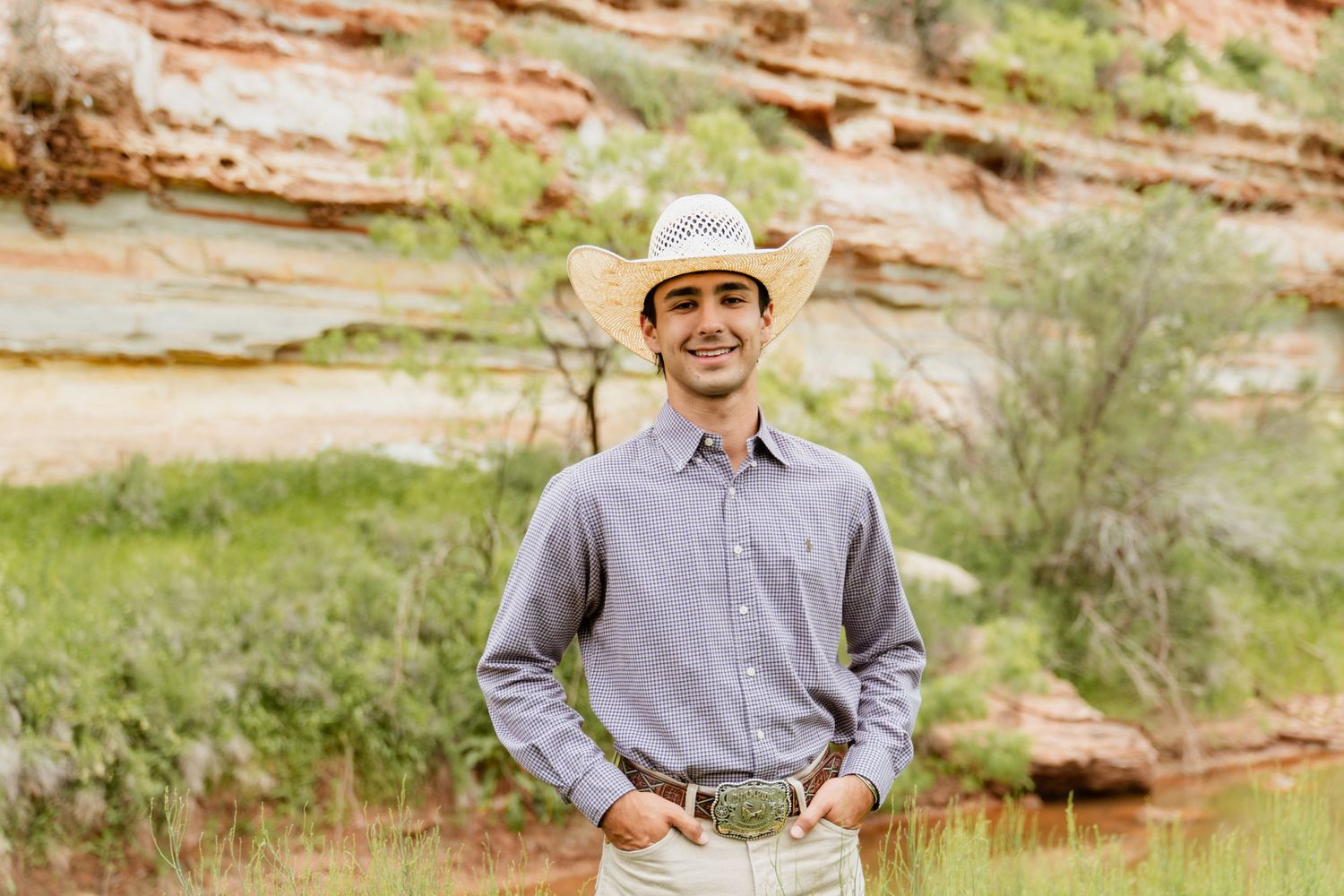 Country Cowboy senior session in West Texas with Rachel Nicole Photography