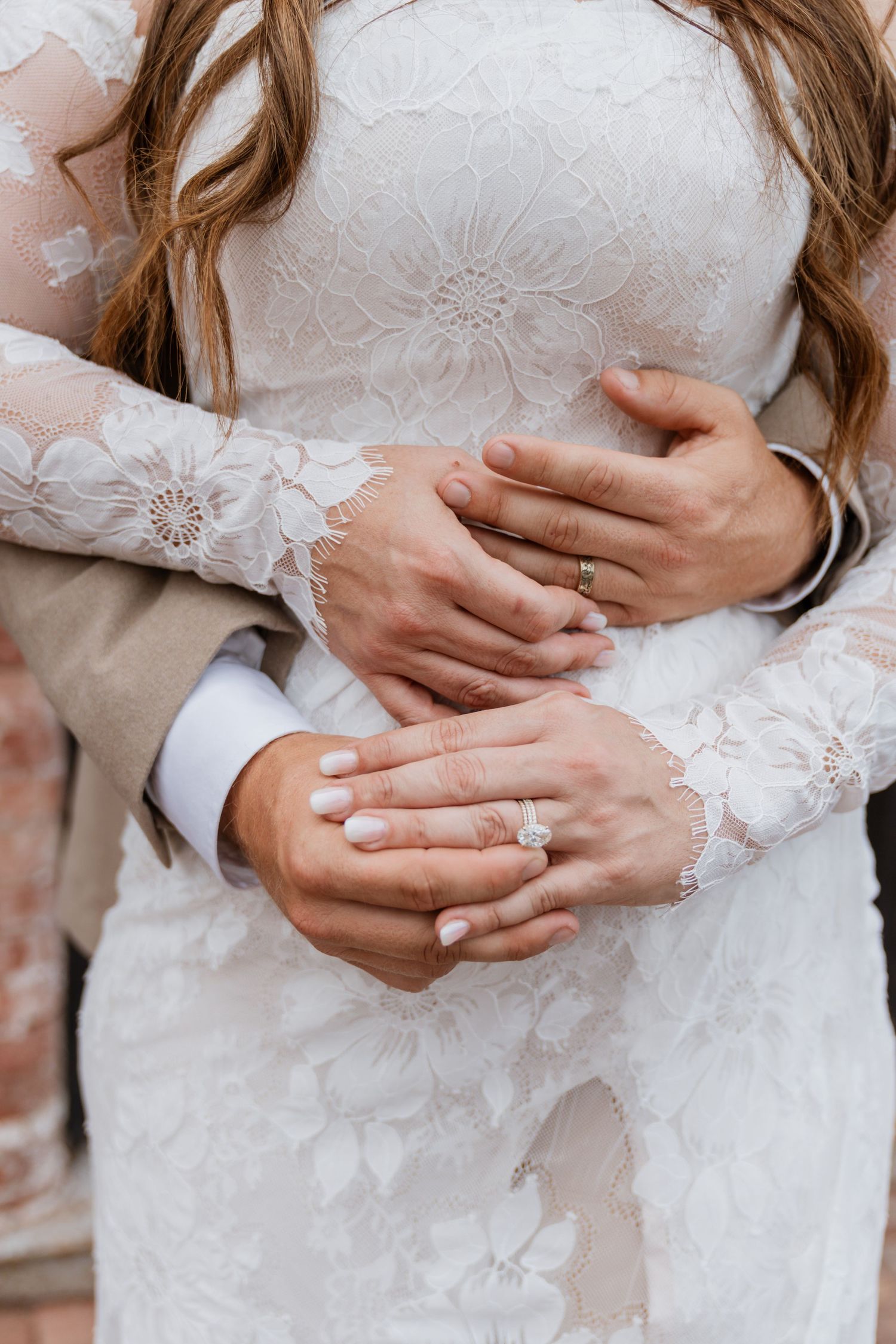 Detail wedding session shot in Merkel, Texas