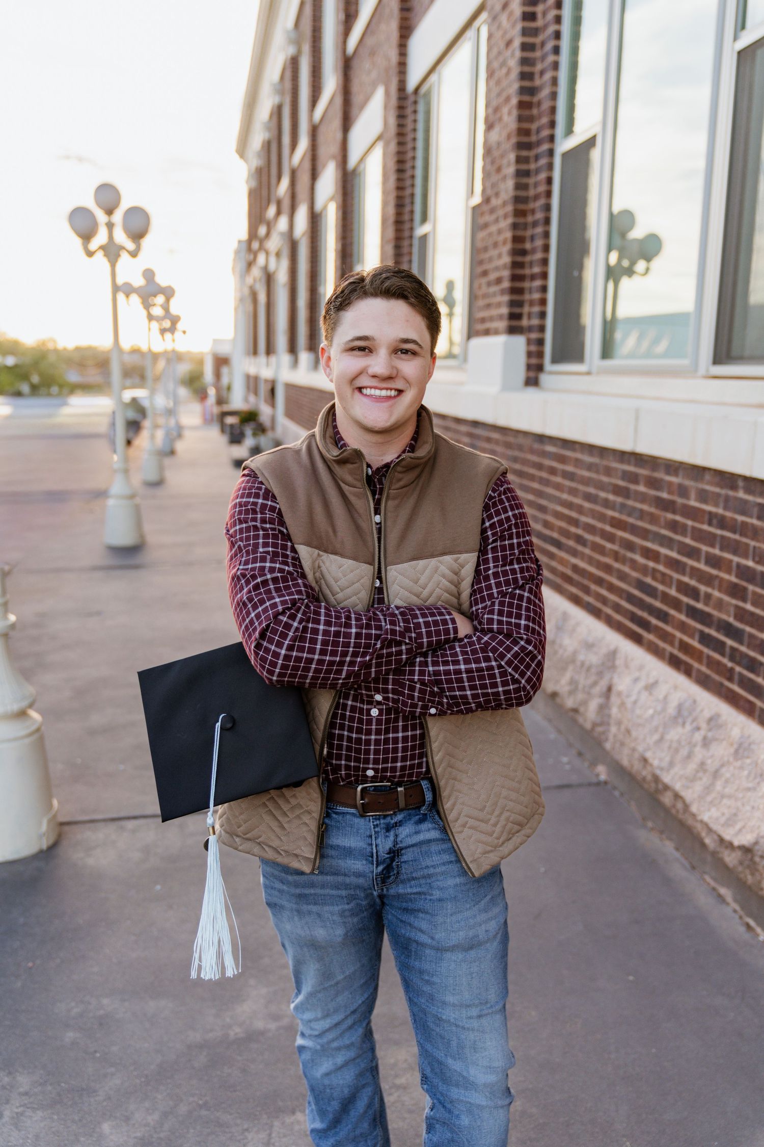 Graduate male session in Sweetwater, Texas