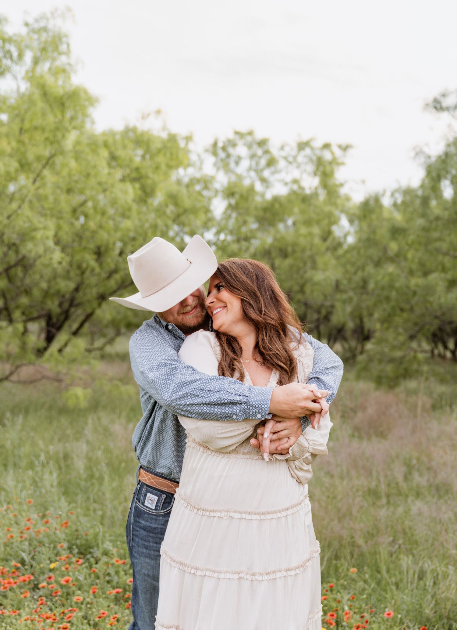 Sweet engagement session in Abilene, Texas