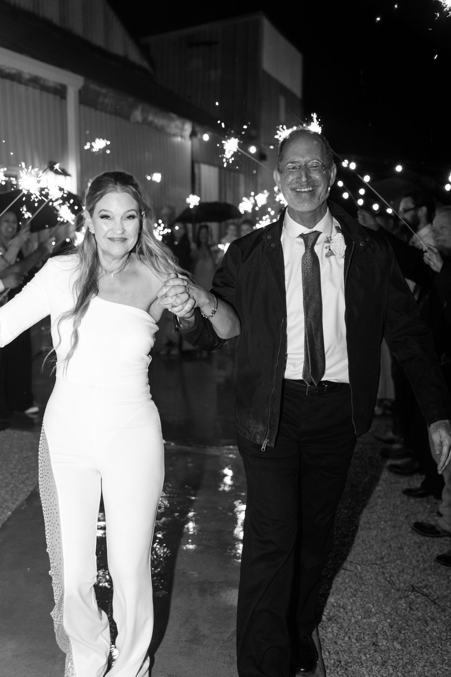 Black and white moments from wedding session in west Texas