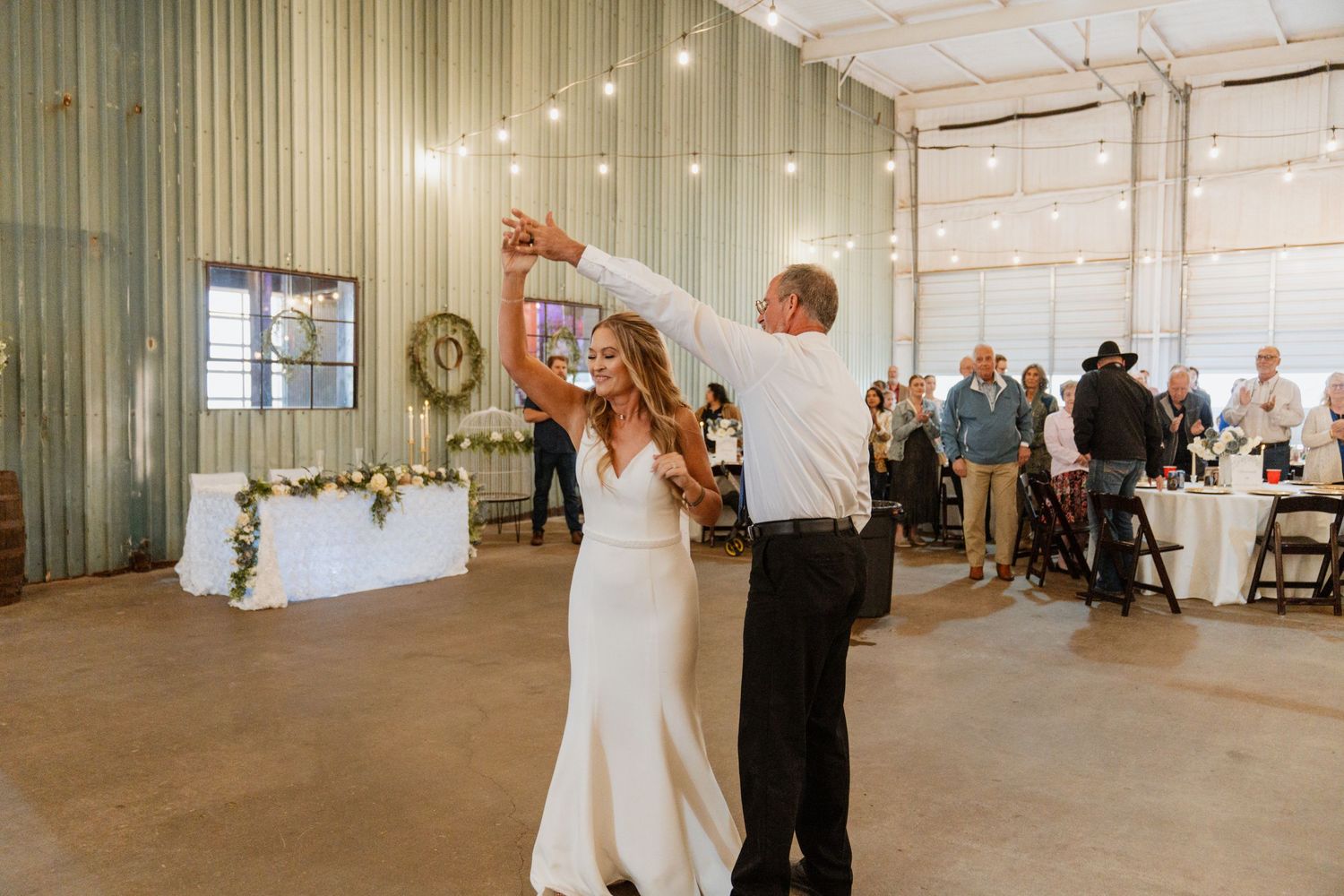 Sweet couple dancing at wedding session in Roby, Texas