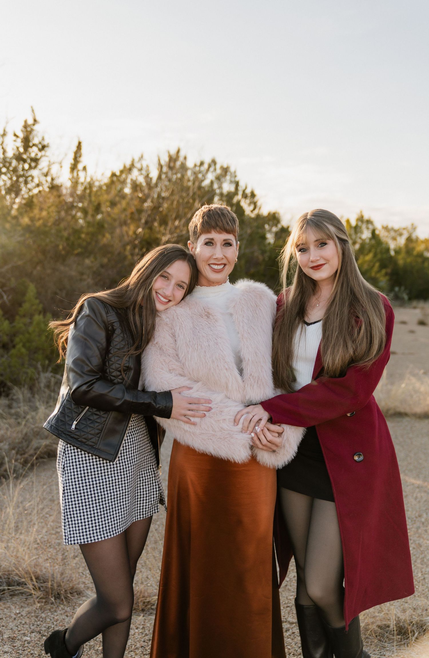 Mom daughter moments in West Texas