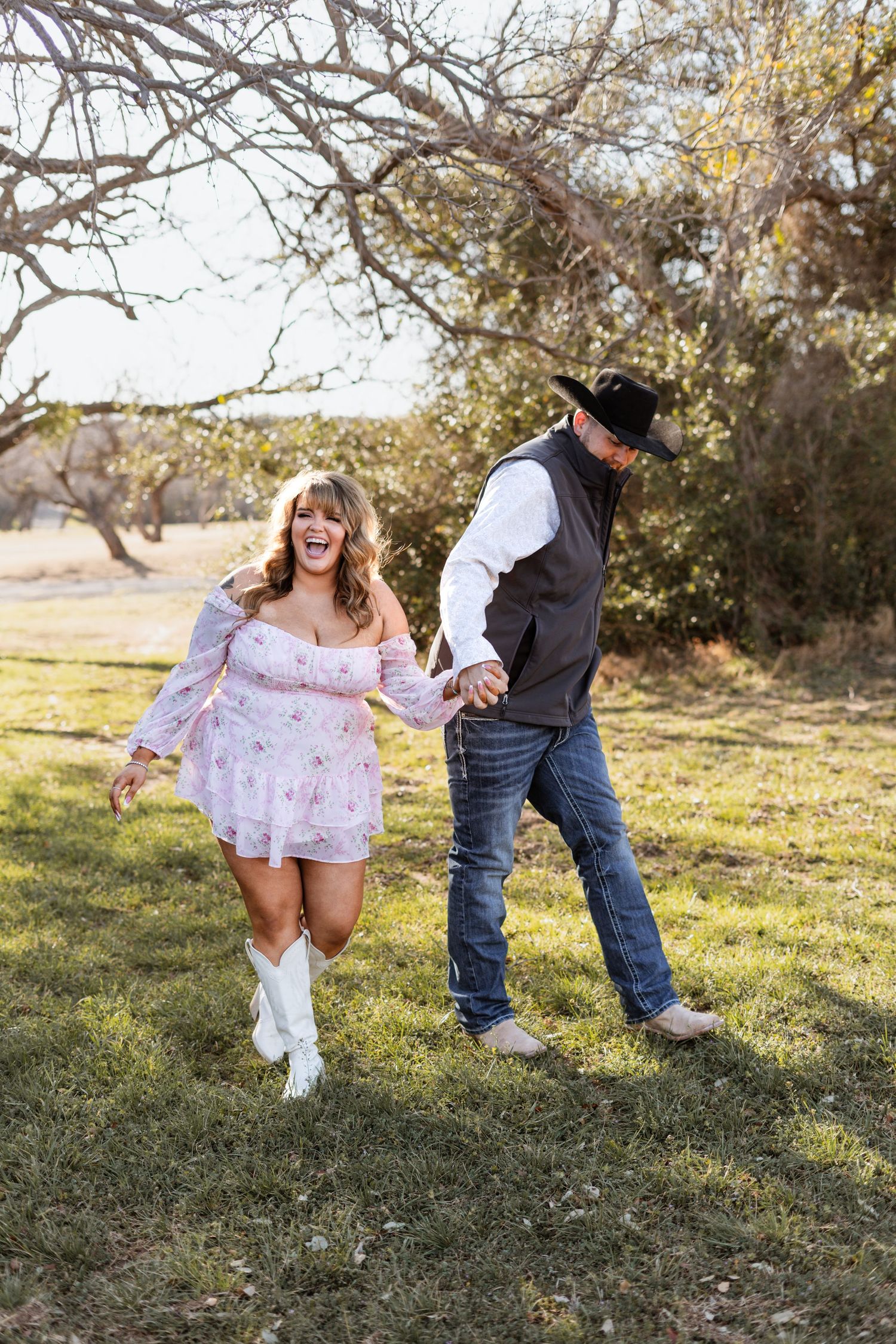 Fun, authentic couple session in Sweetwater, Texas