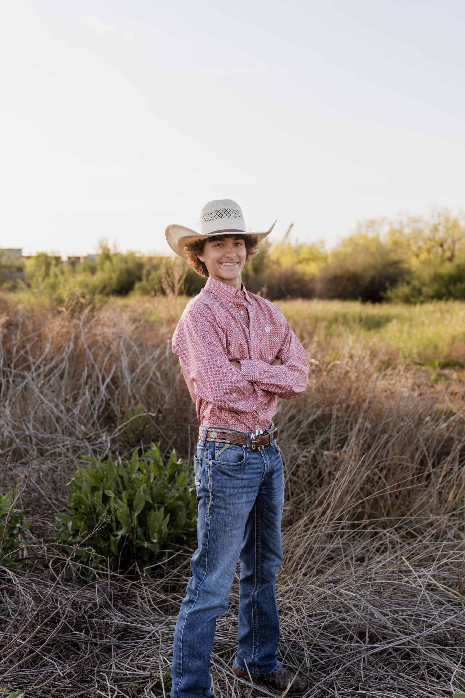 Cowboy Senior session in Sweetwater, Texas