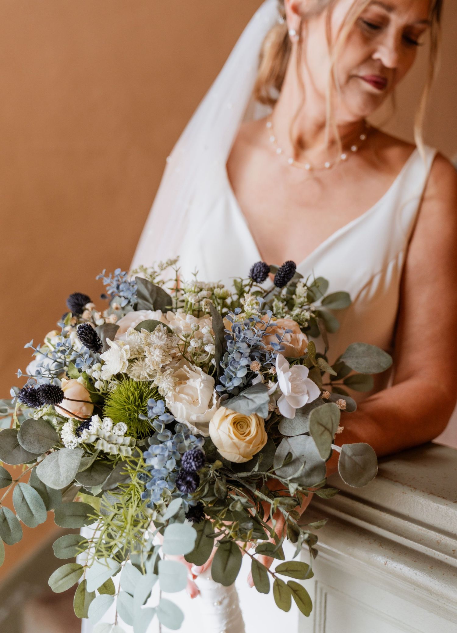 Vintage style of bridal session in Sweetwater, Texas