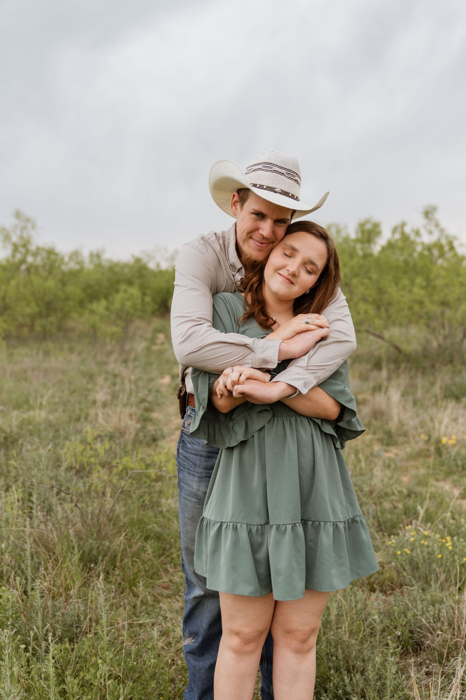 Couple session in nature in Abilene, Texas