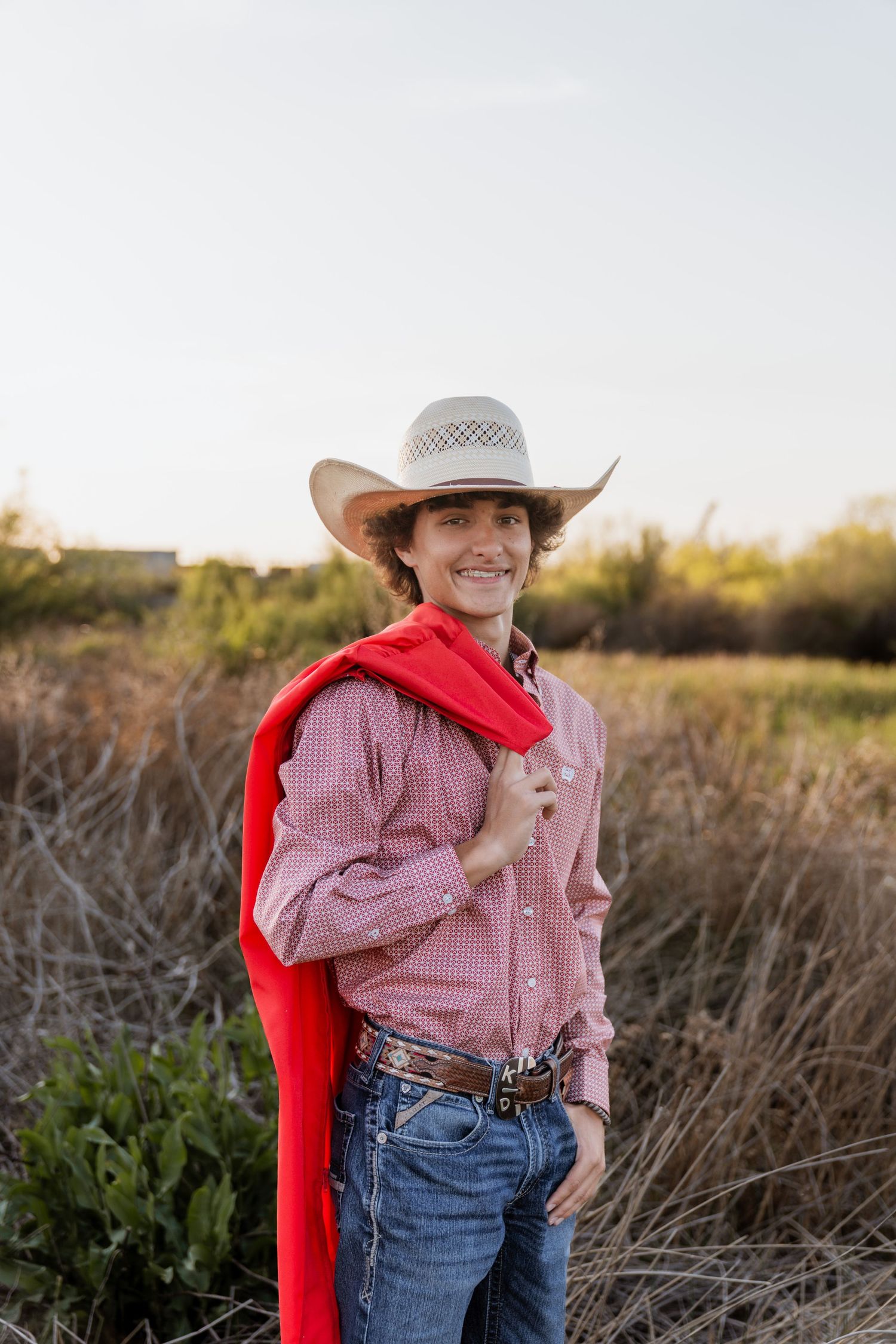 Cap and gown senior session in west Texas