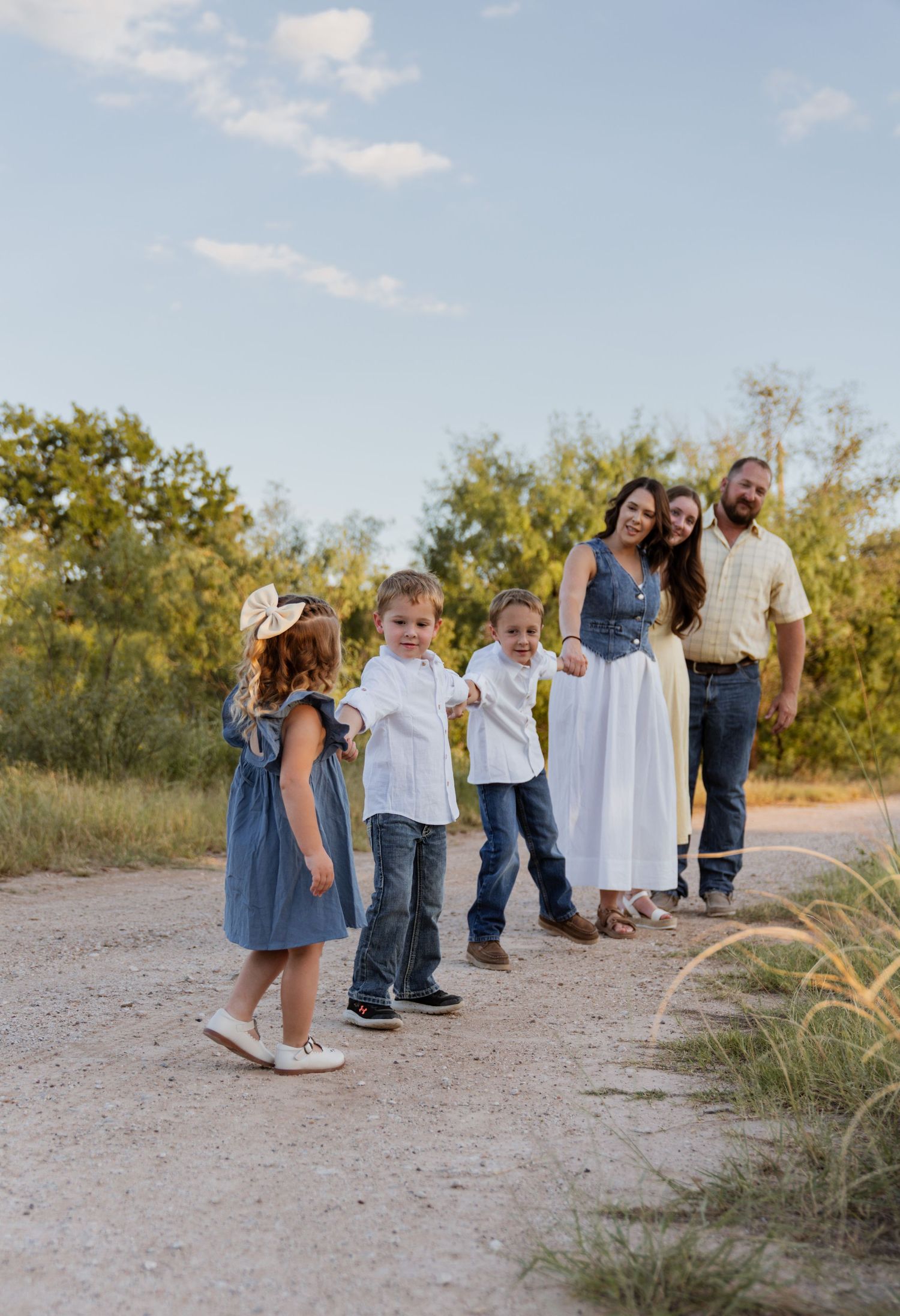 Family session in Colorado City, Texas