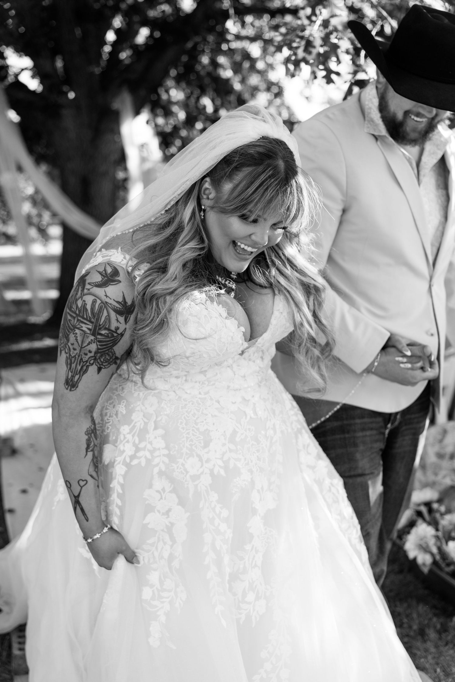 Outdoor wedding in Sweetwater, Texas
