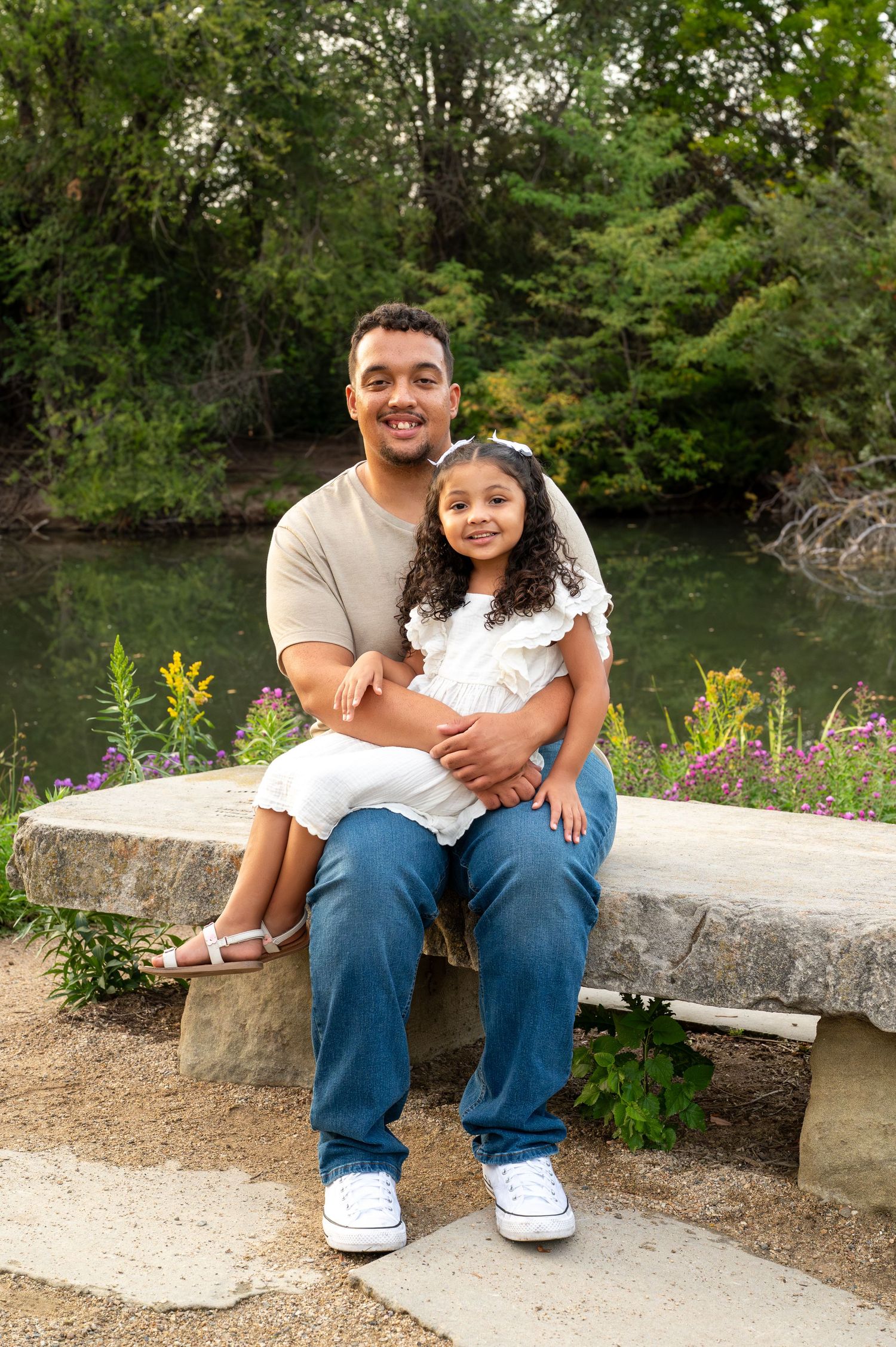 a daughter and her dad in boise idaho
