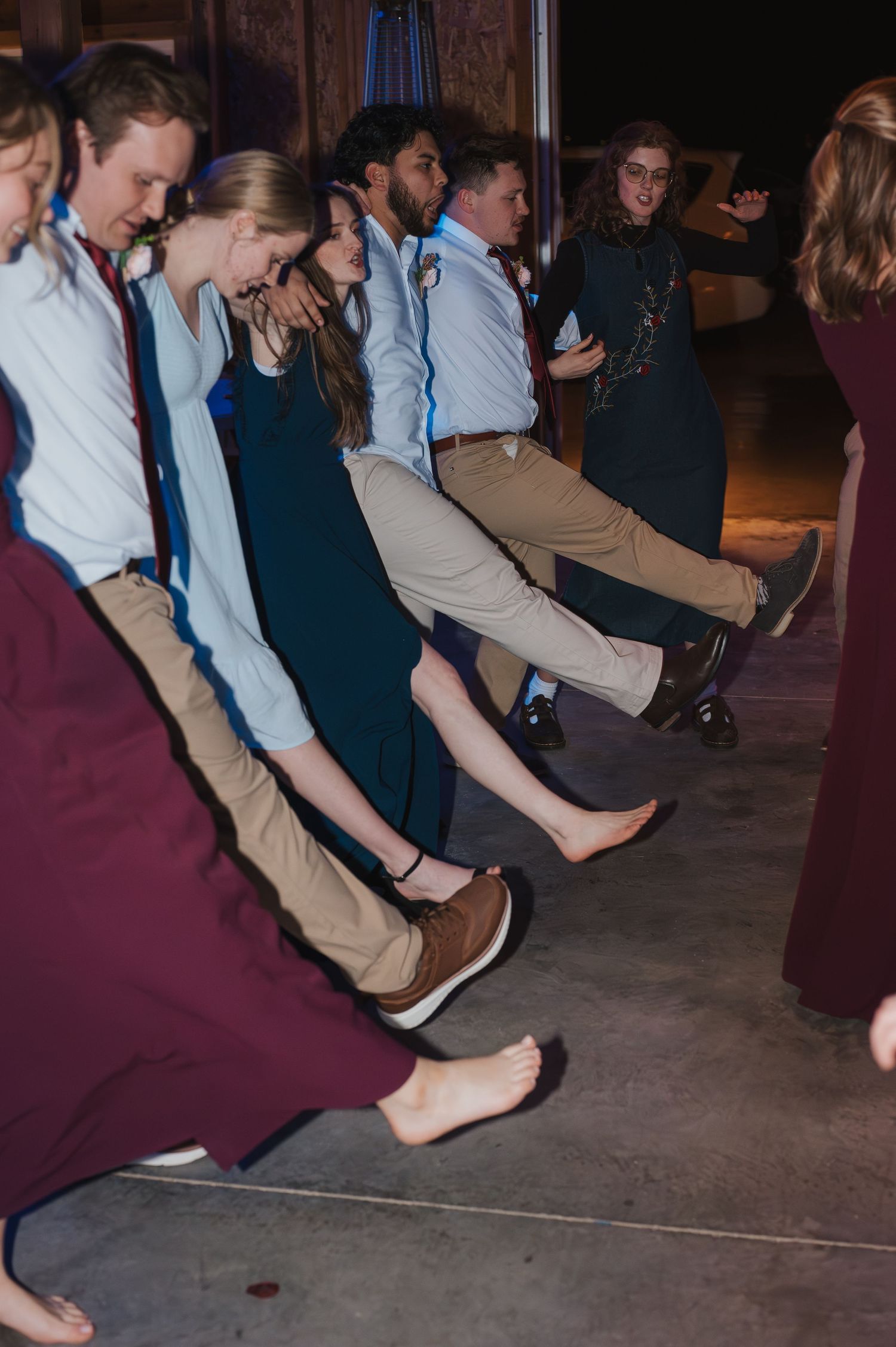 Dancing at a wedding reception in Kuna, Idaho