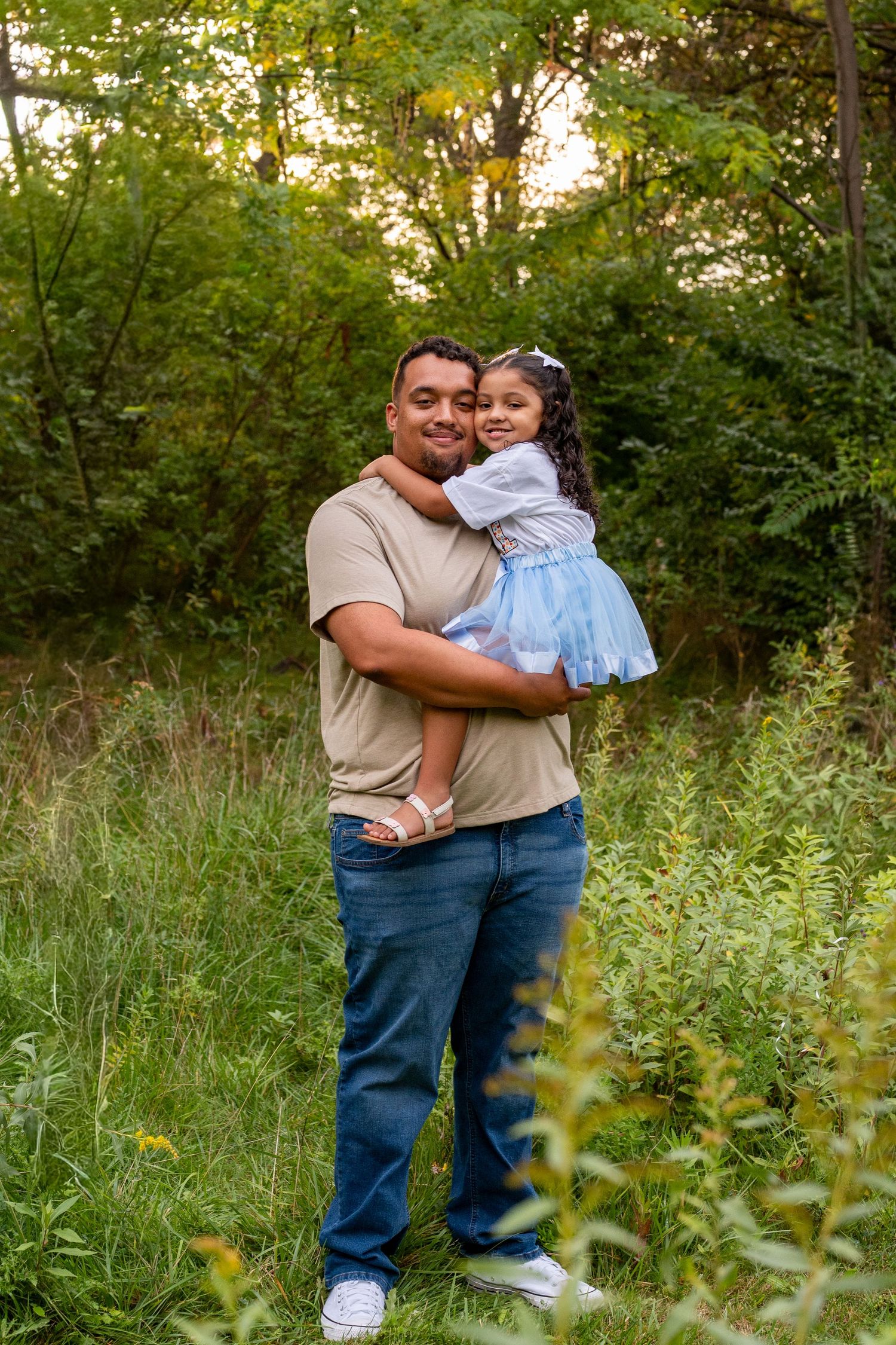a dad and his daughter at her milestone birthday shoot in boise idaho