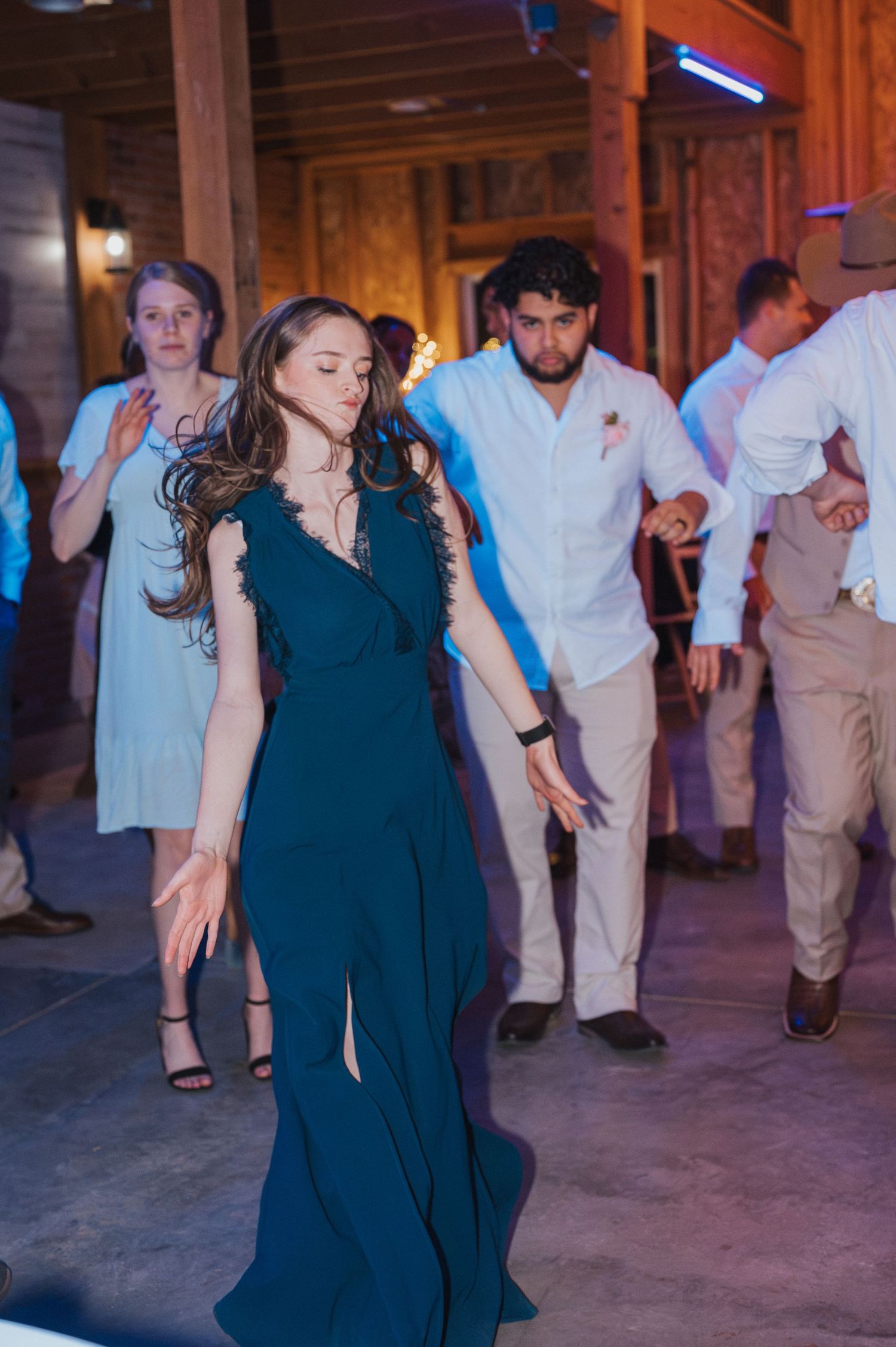 Dancing at a wedding reception in Kuna, Idaho
