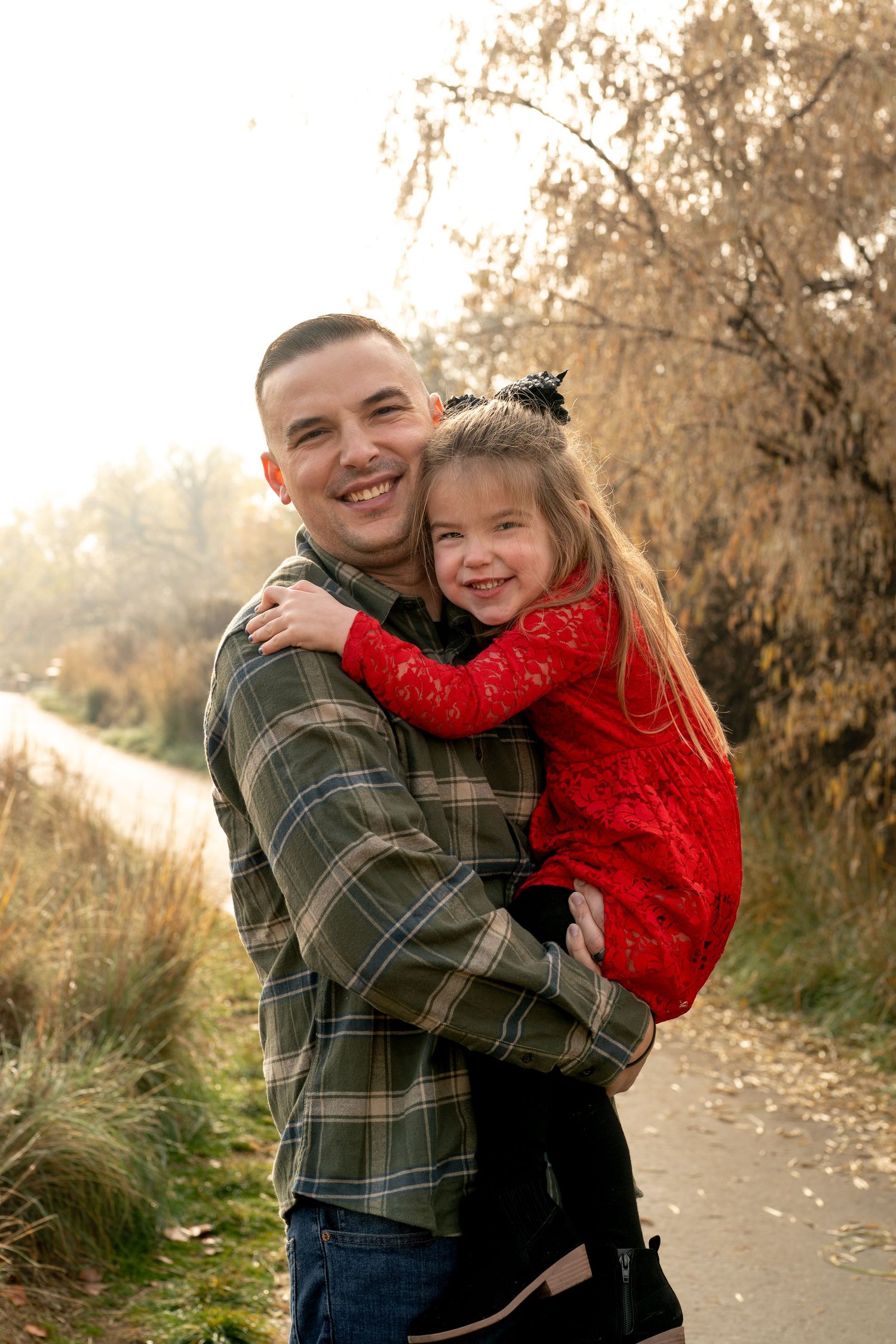 a dad and his daughter in Nampa idaho