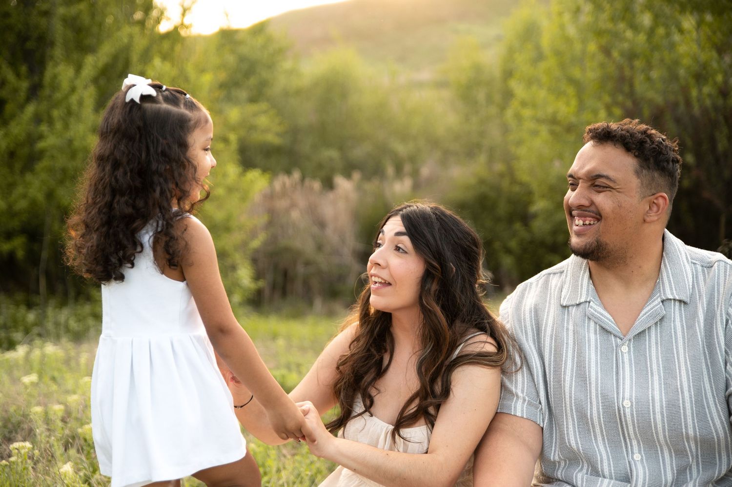 a daughter talking to her parents in boise idaho