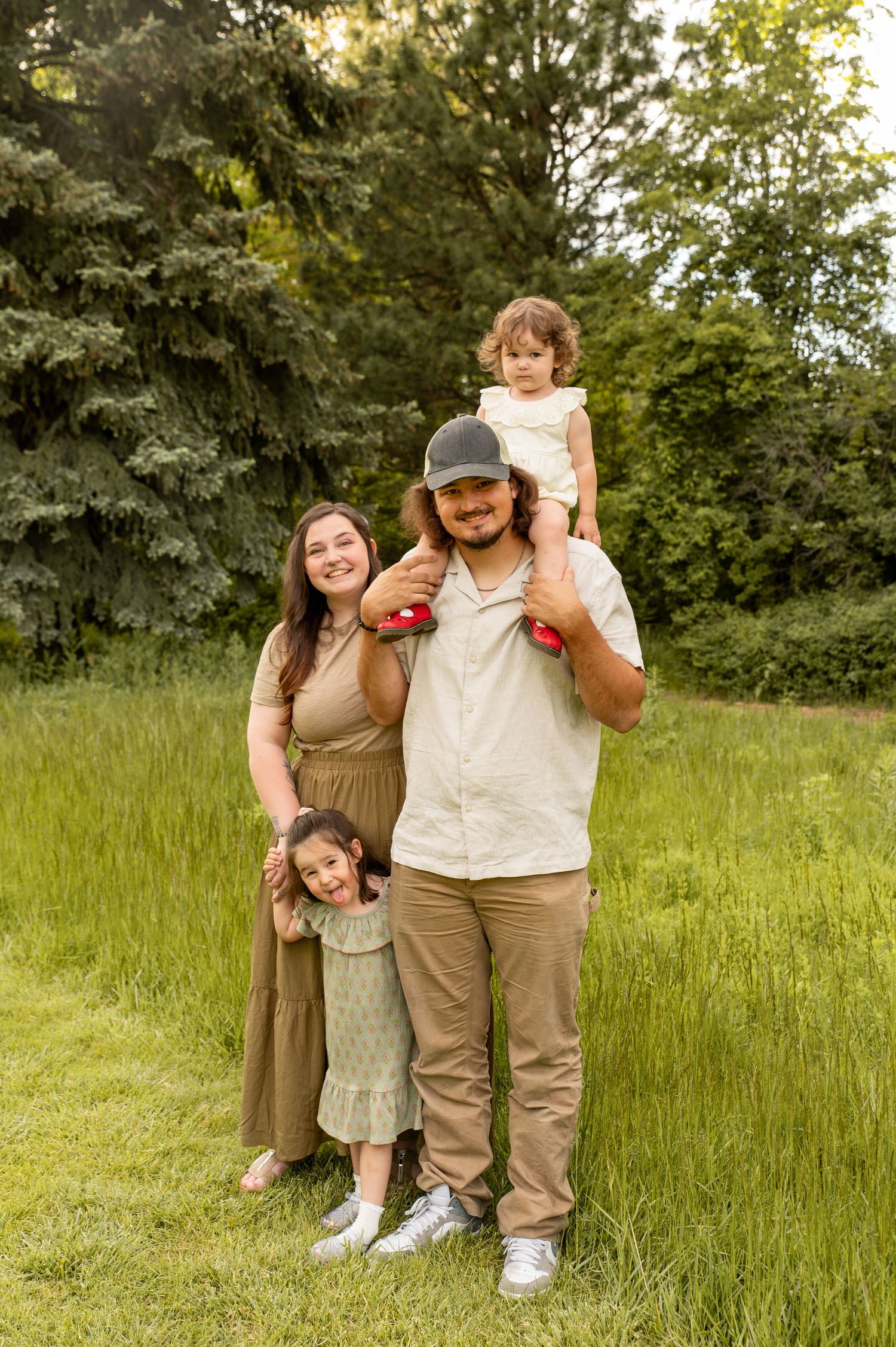 a family photoshoot in boise, idaho