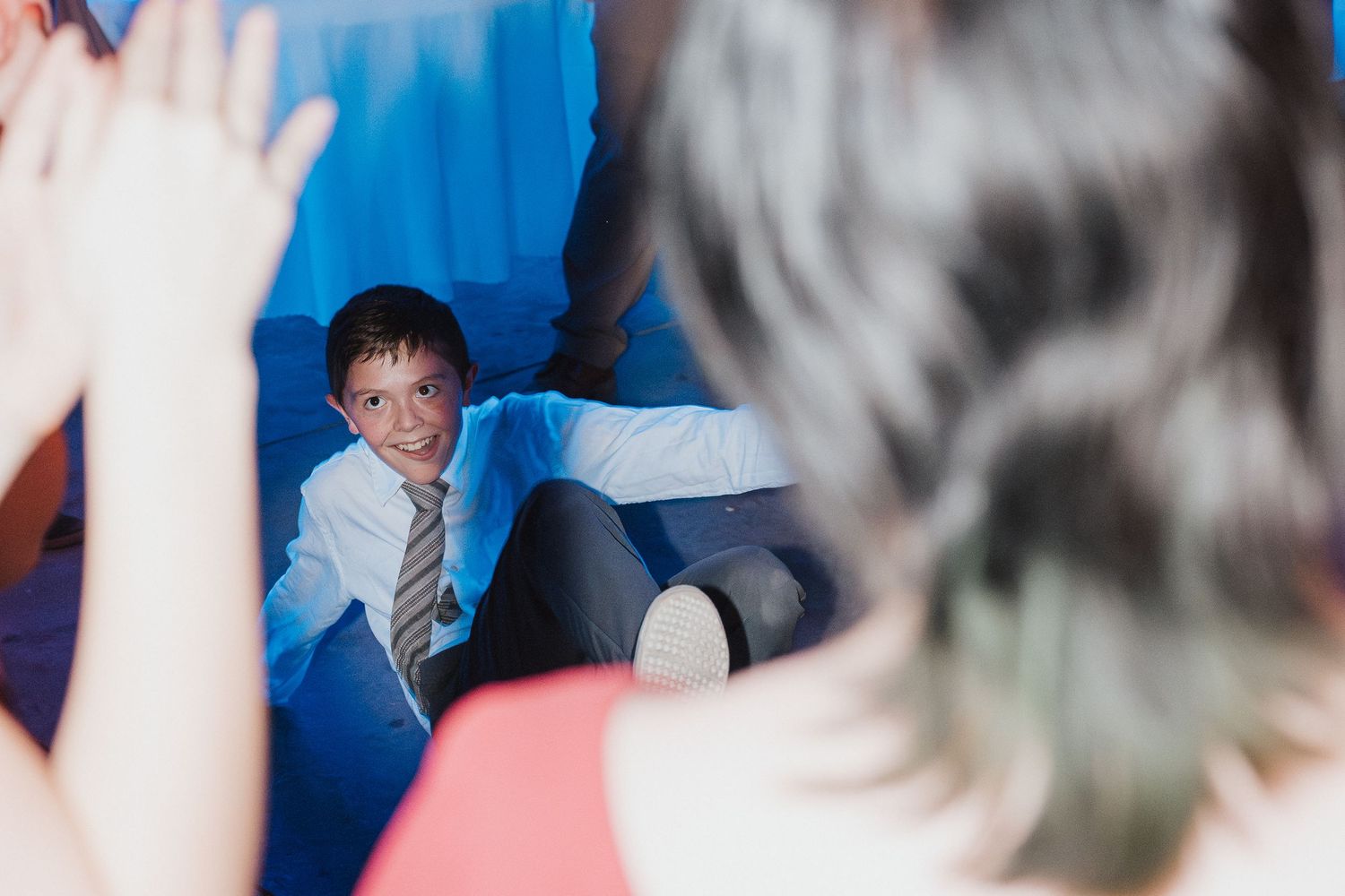 Dancing at a wedding reception in Kuna, Idaho