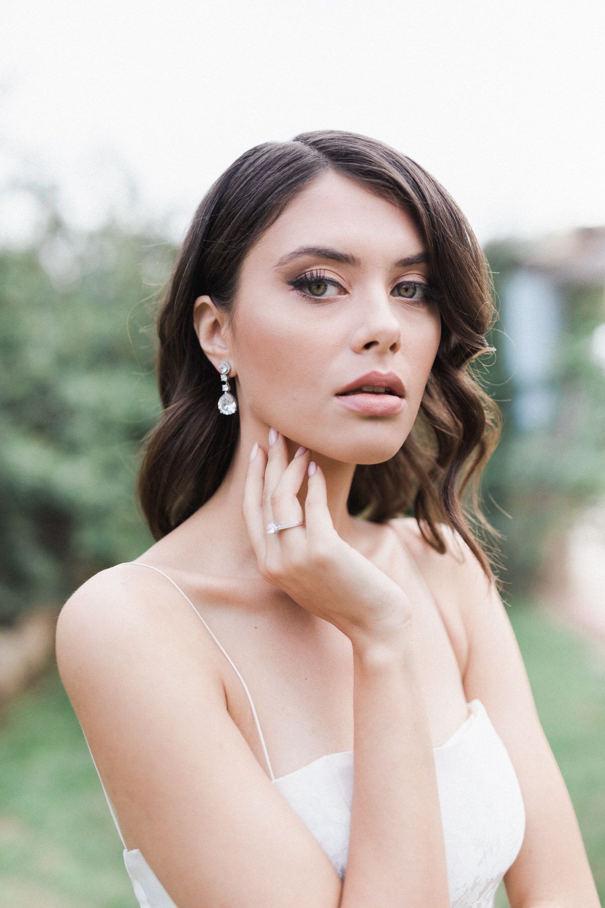 Fine art portrait in Greece with refined composition and natural emotion.