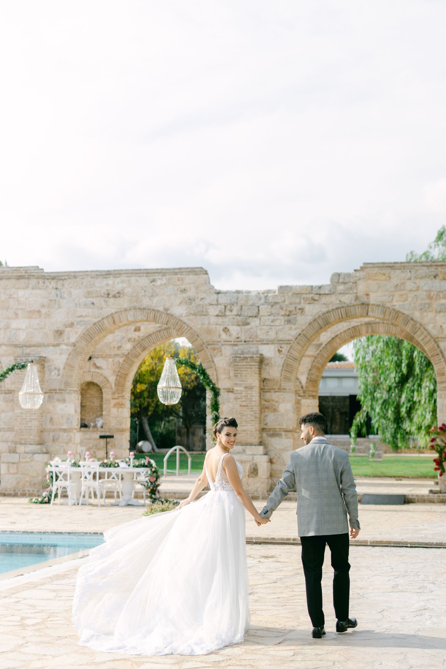 Luxury wedding details στο Μουσείο Οίνου Athens Riviera