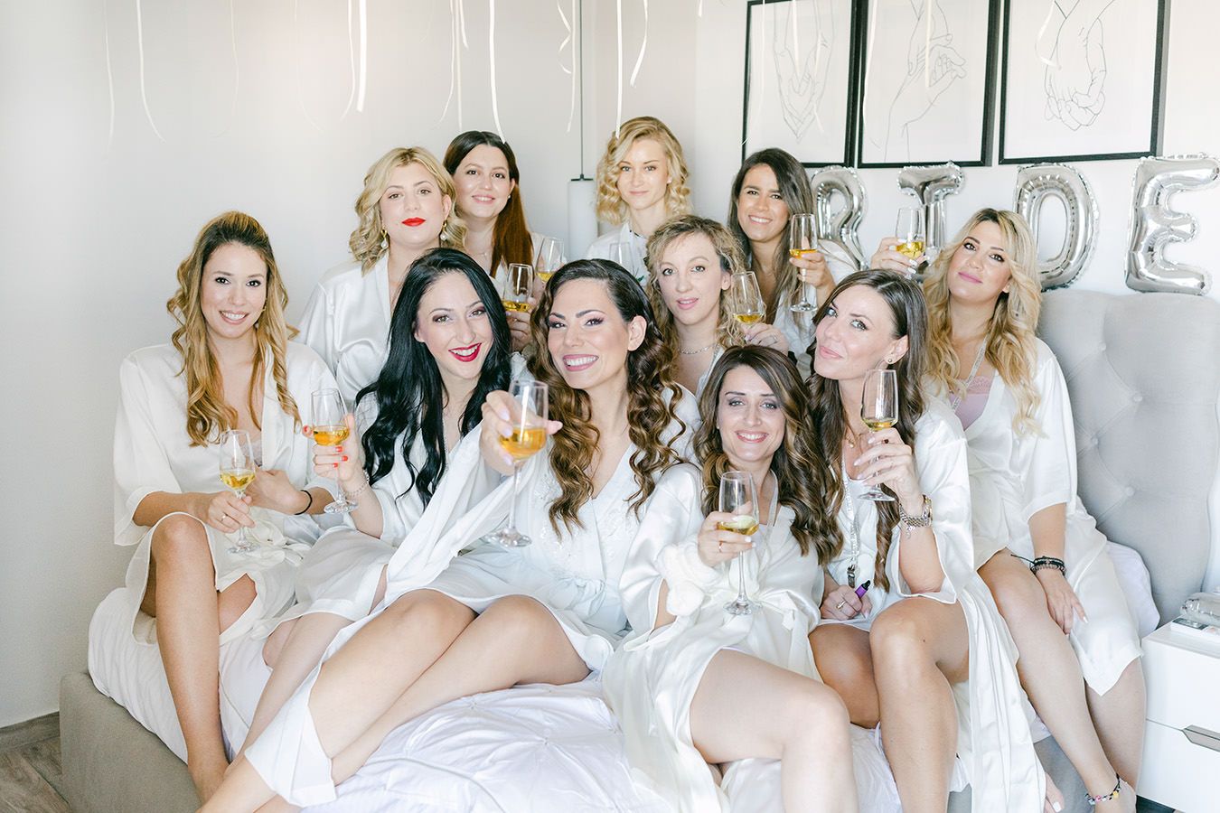 Tonia and Theodore Bachelorette Party Athens Riviera Greek Island Bachelor