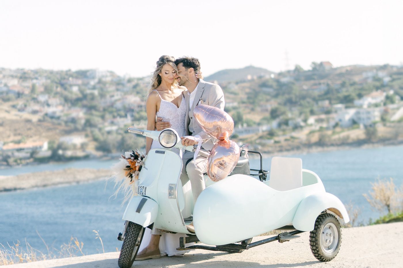 Best greek wedding photographes vogue Tonia & Theodore Aegean Islands