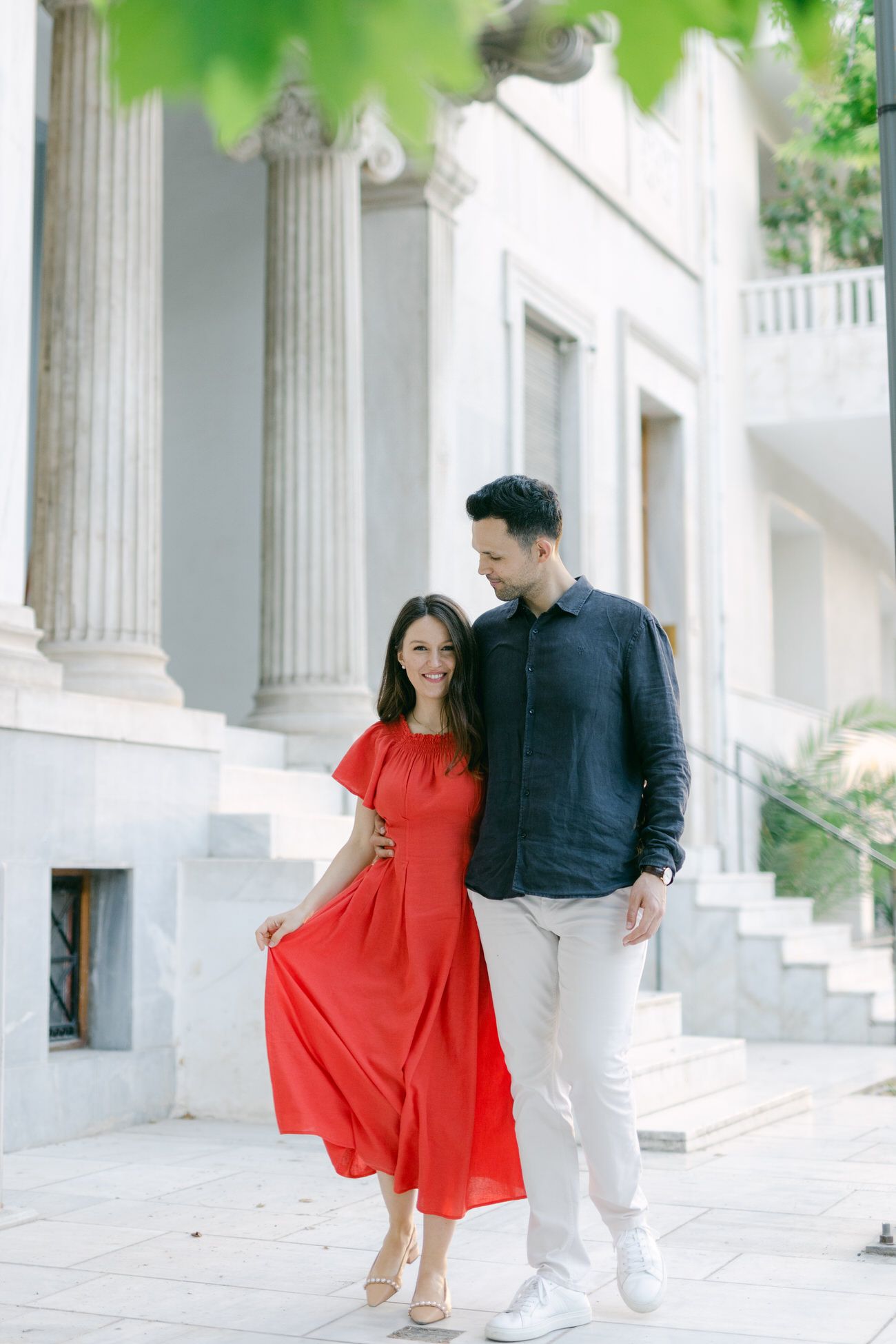 Athens Center Couple Photography