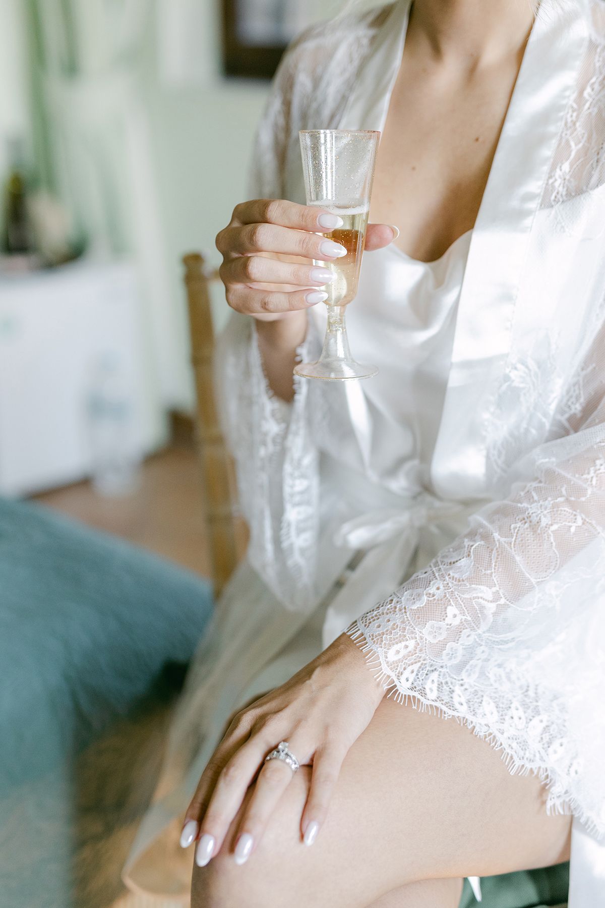Wedding morning bridal preparation in Greece photographed with an editorial approach