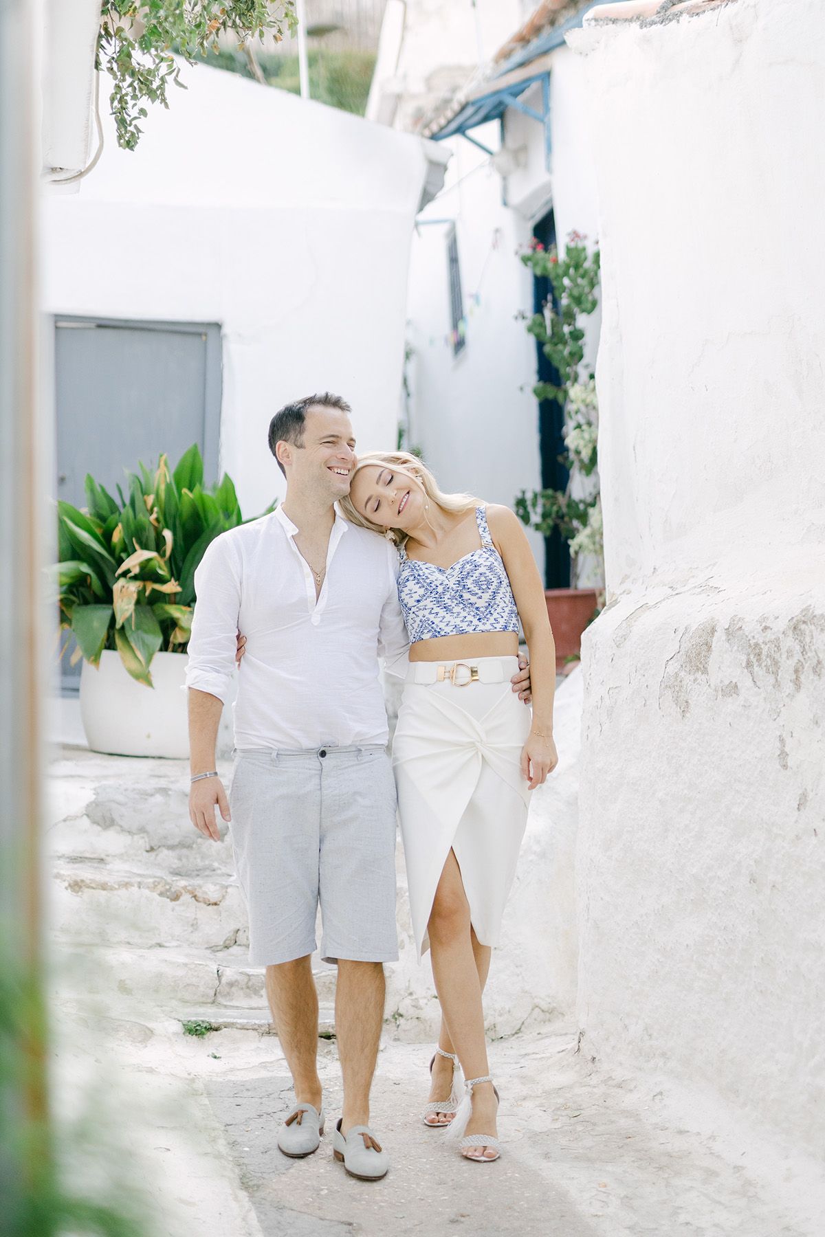 Athens Plaka Couple Photo