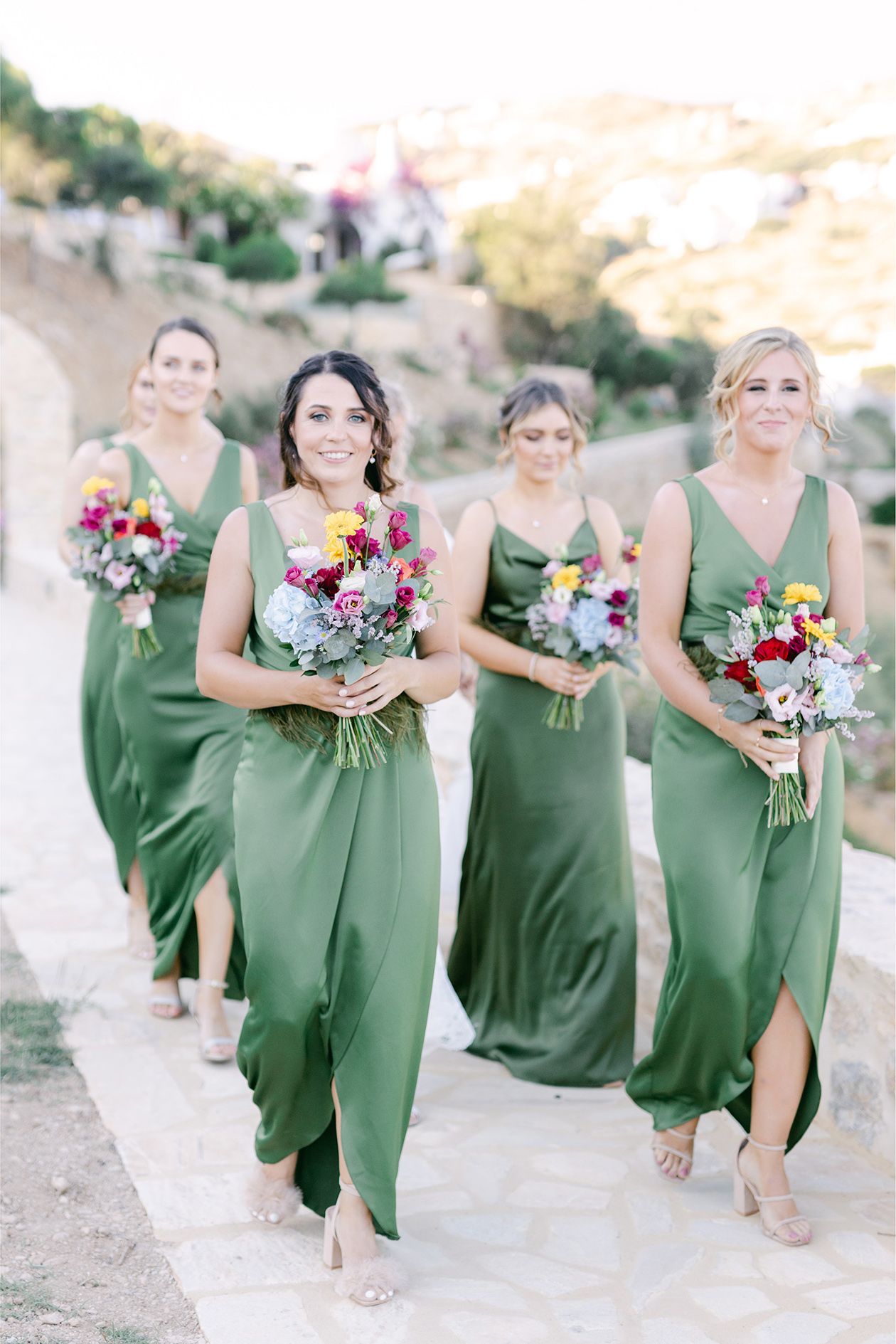Bridesmaids Greek Island