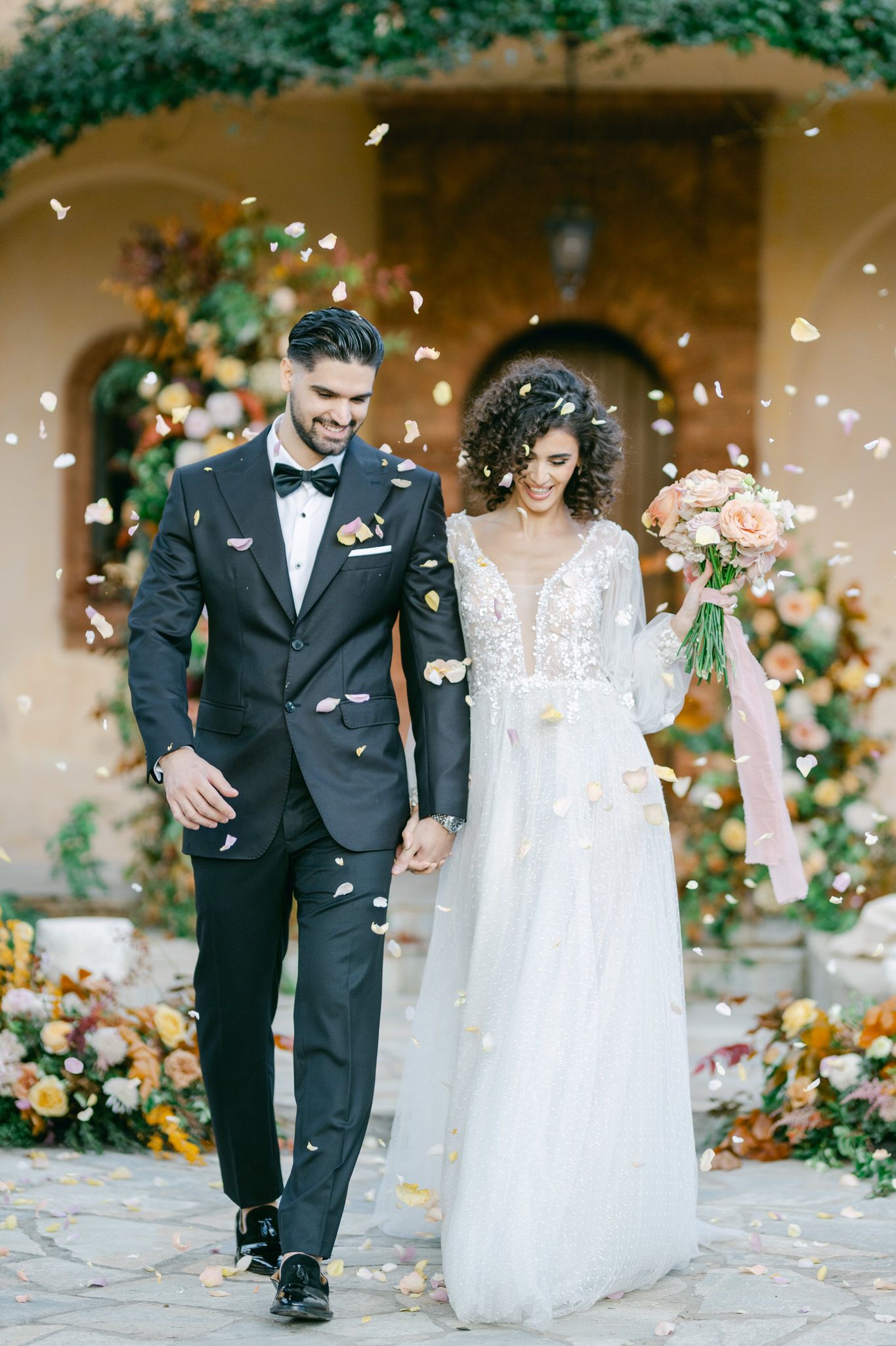 Timeless wedding portraits at Pyrgos Melissourgou Greece