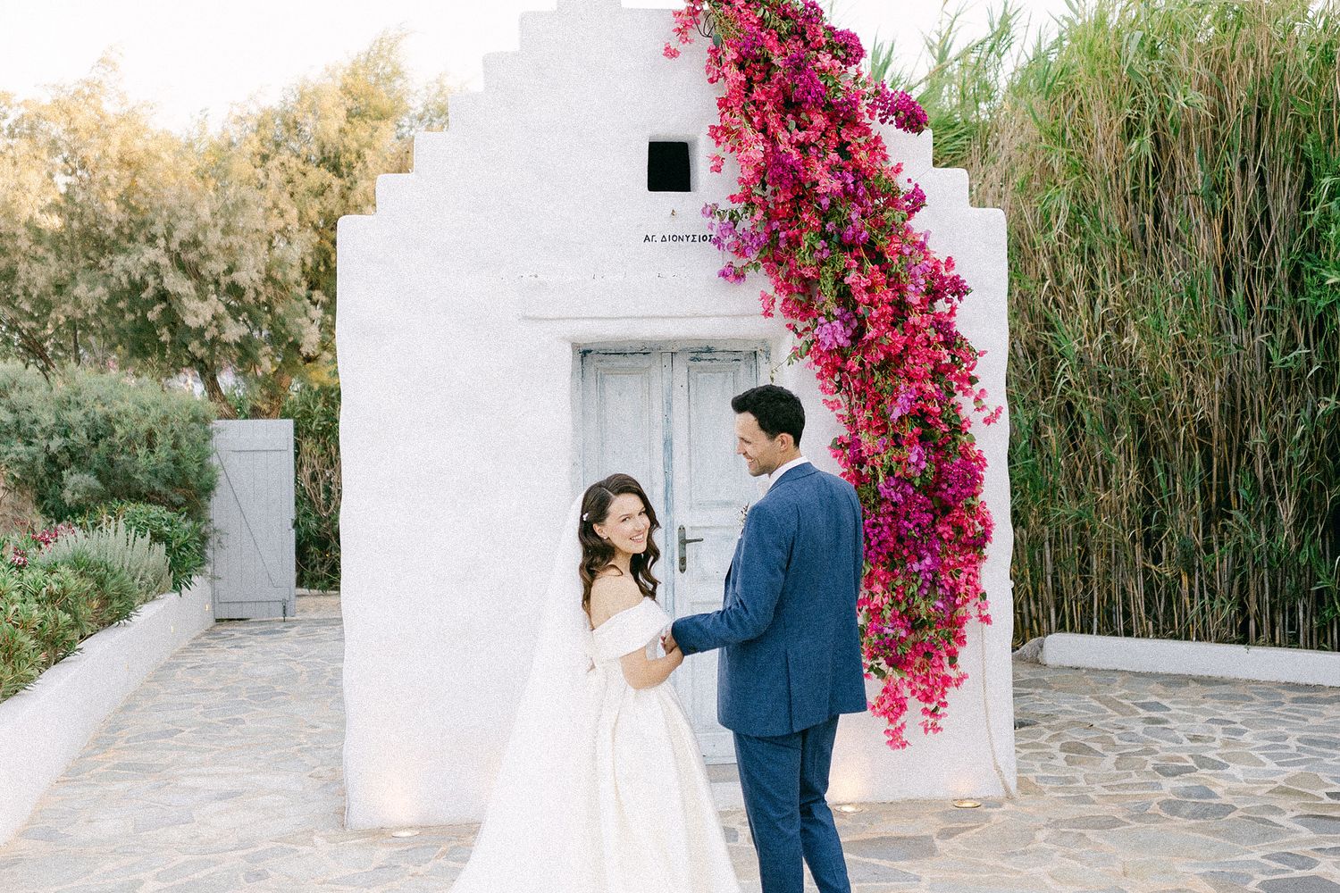 • Island Art and Taste wedding Athens Riviera seaside ceremony