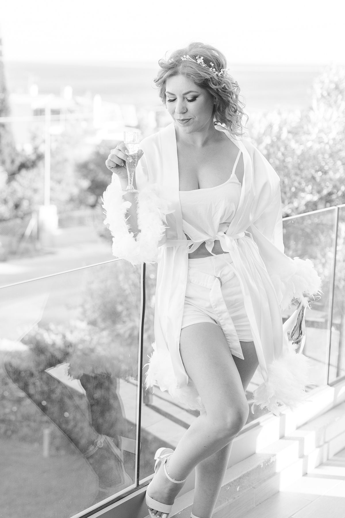 Greek islands wedding in Greece for international couple with natural light and editorial photography